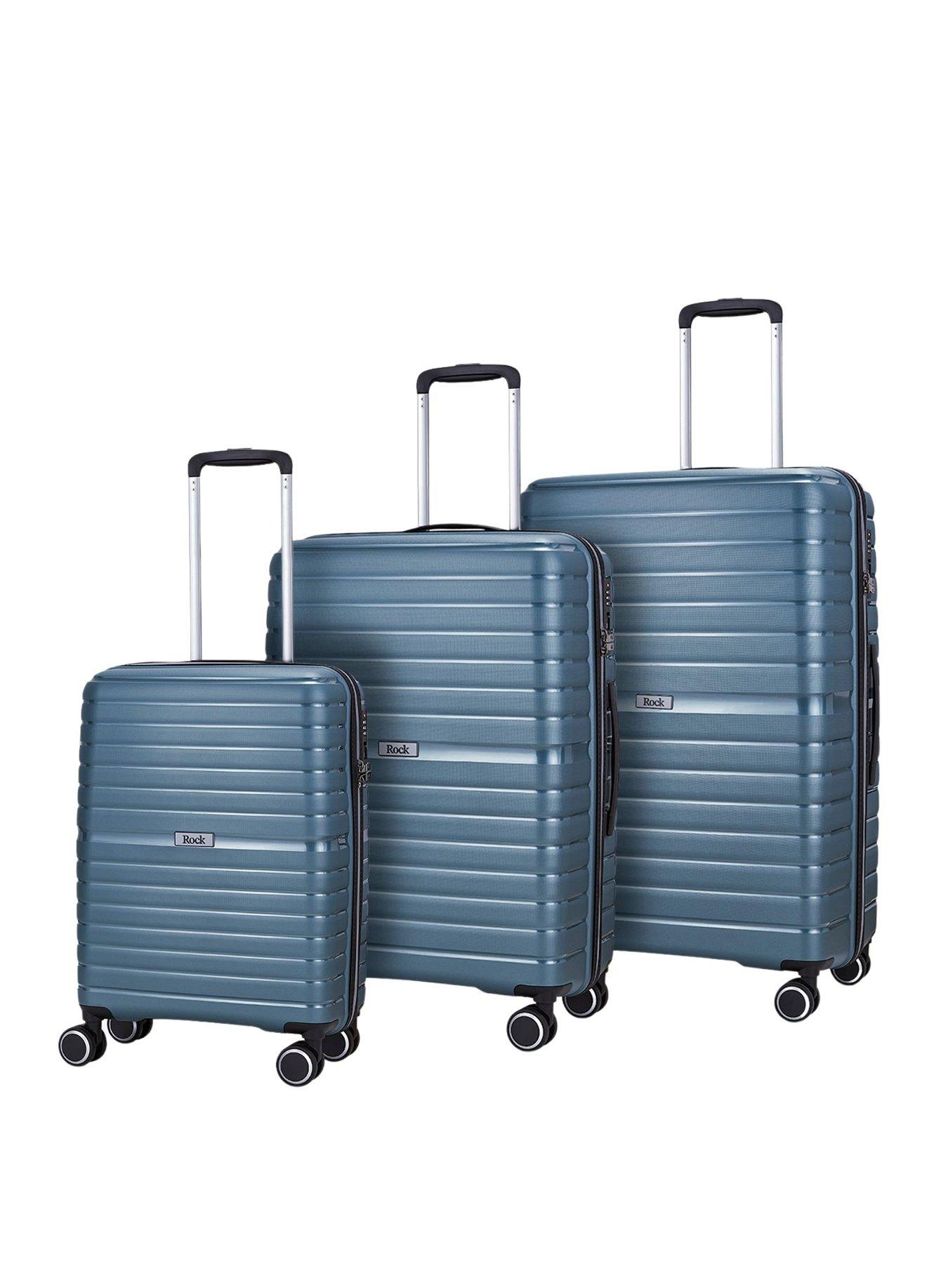Rock Luggage Hydra-Lite 3-Piece Suitcase Set (Teal)