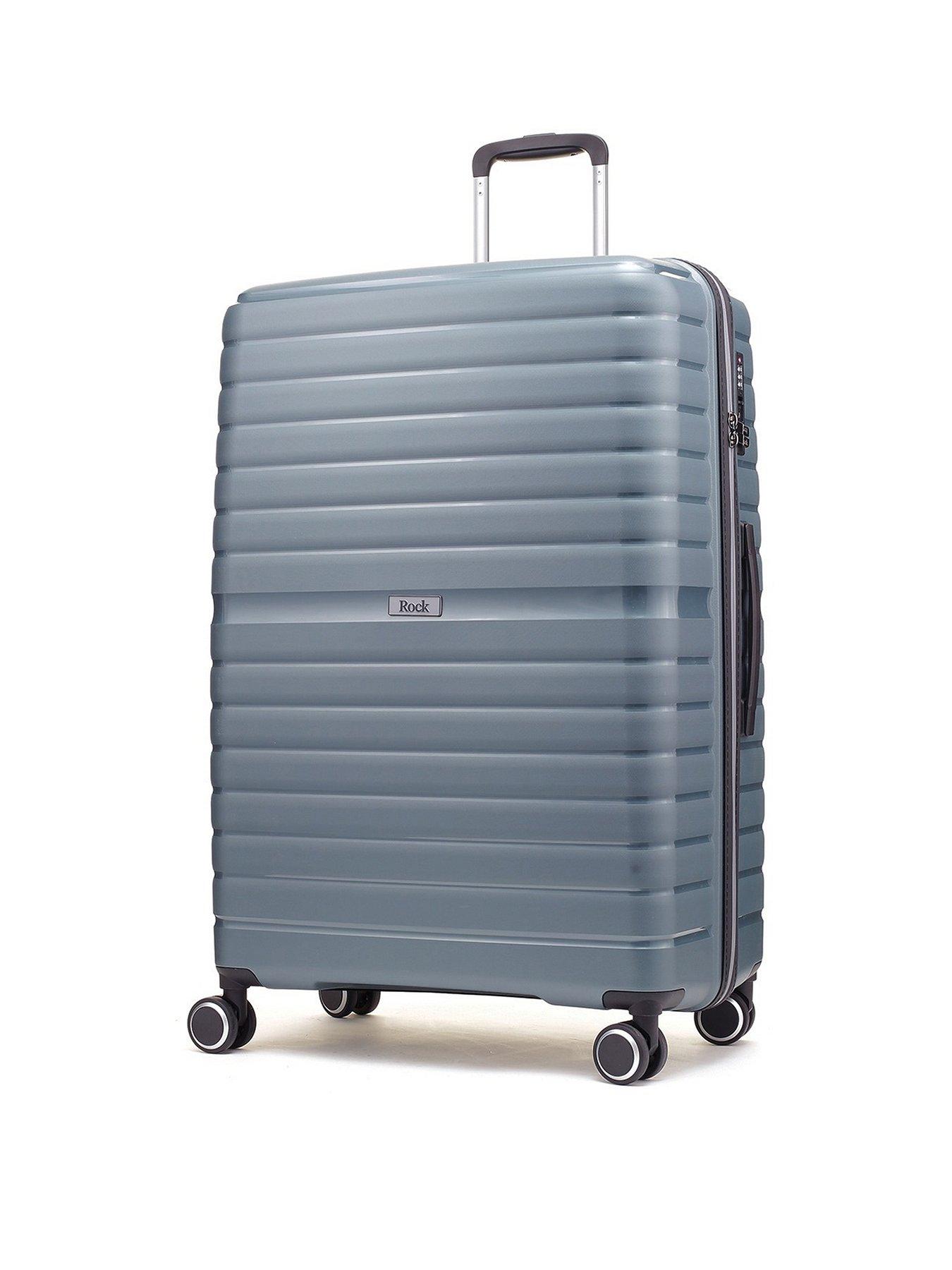 Image 2 of 6 of Rock Luggage Hydra-Lite 3-Piece Suitcase Set (Teal)