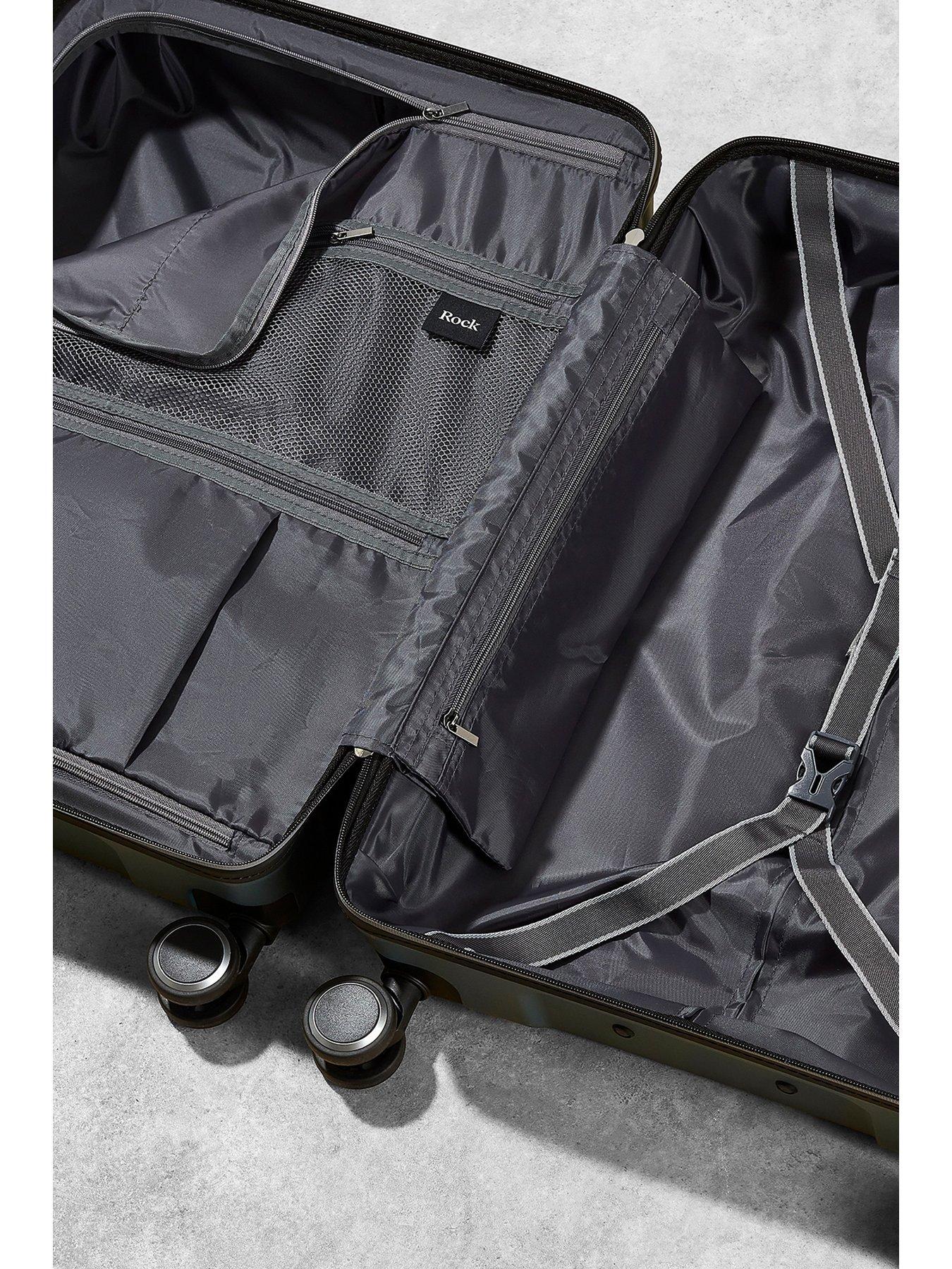 Image 5 of 6 of Rock Luggage Hydra-Lite 3-Piece Suitcase Set (Teal)