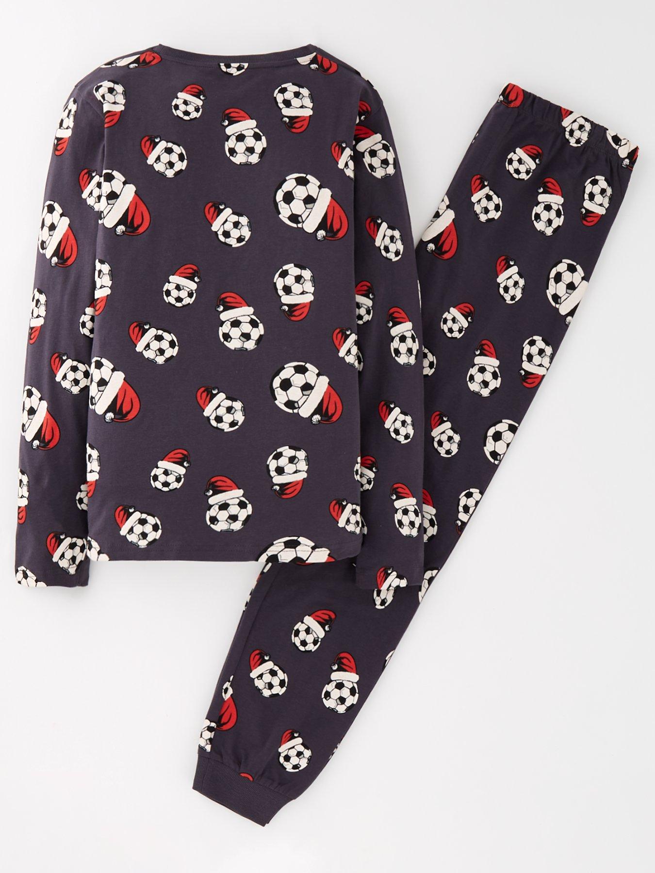 Childrens football pyjamas sale