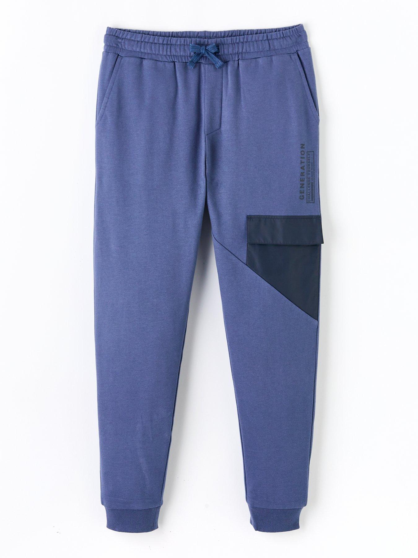 undefined Boys Blue Sports Jogger