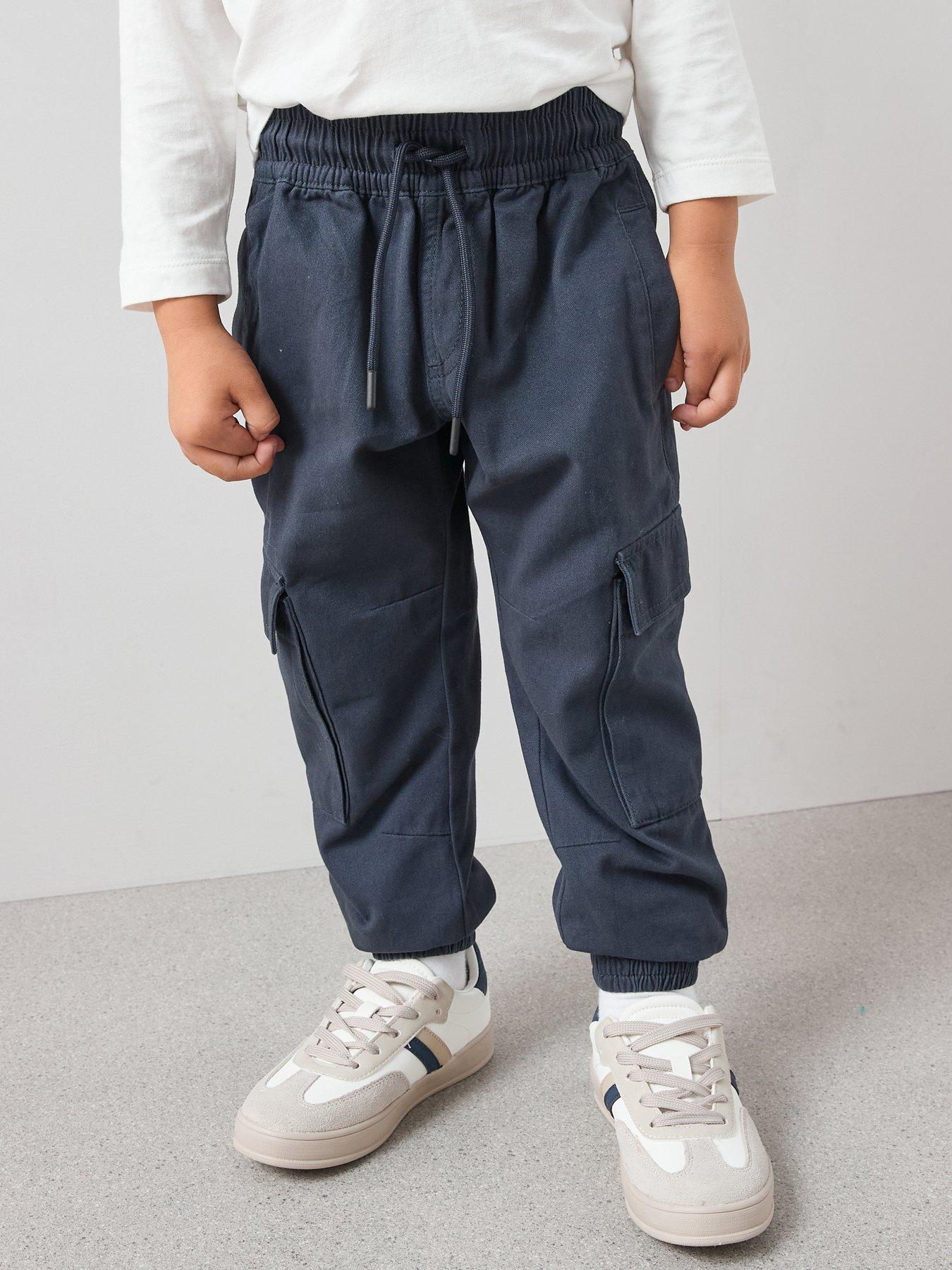 undefined Boys Cargo Trouser - Navy