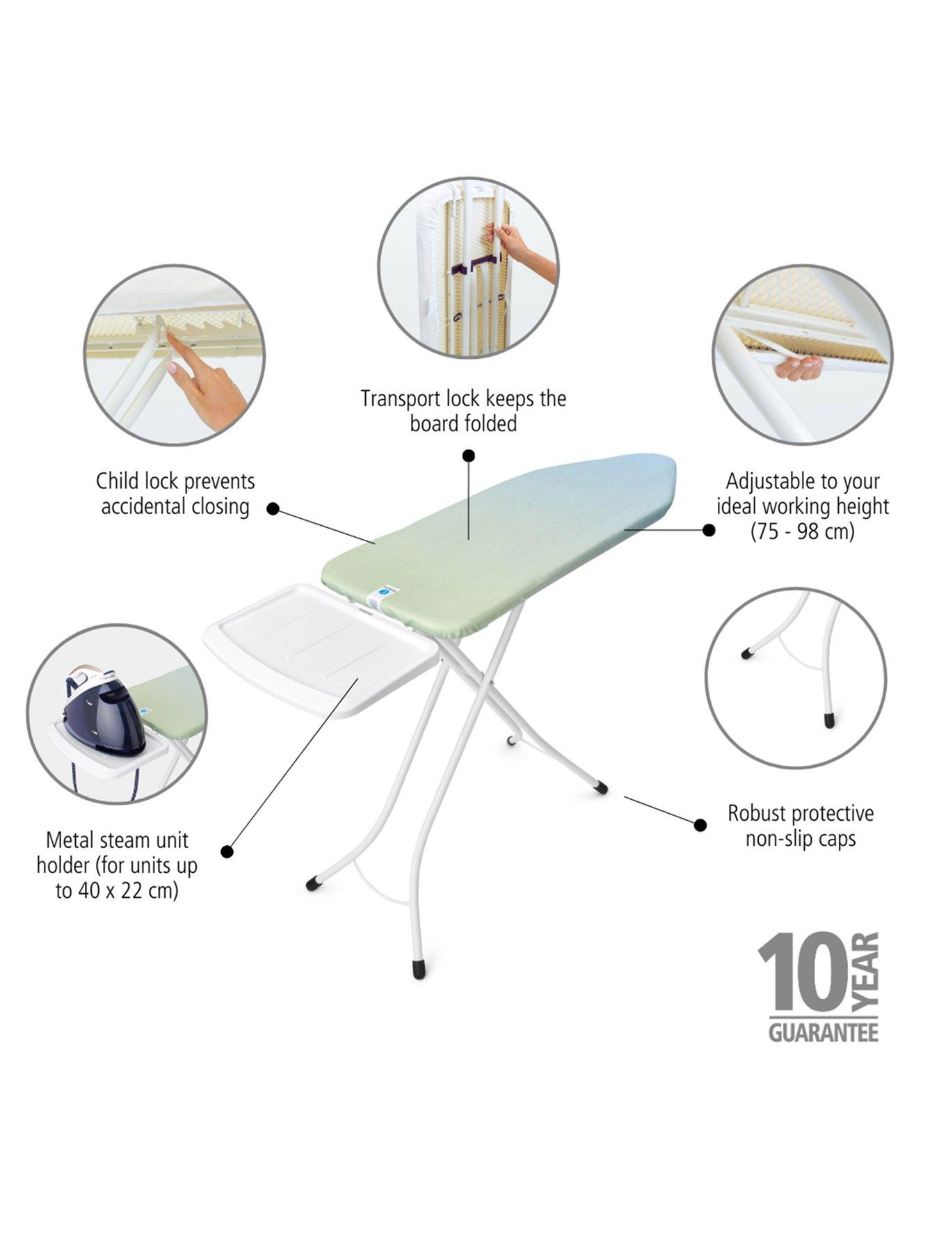 Image 6 of 8 of Brabantia Ironing Board C with Soothing Sea Print Cover