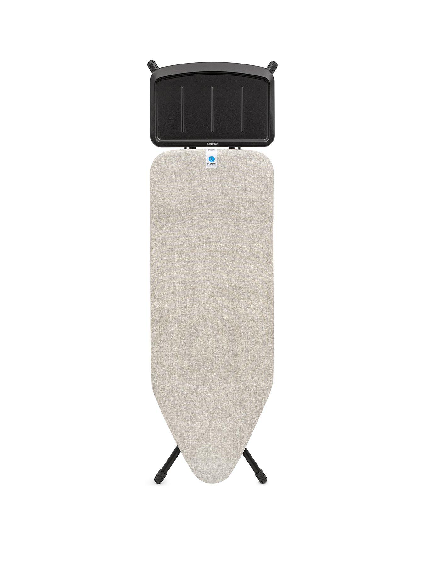 Product photograph of Brabantia Ironing Board C With Grey Denim Print Cover from very.co.uk