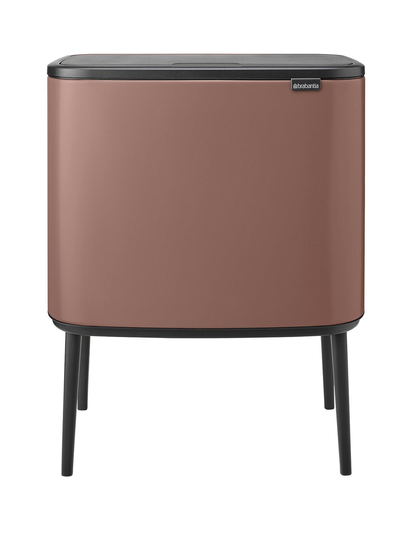 Product photograph of Brabantia Bo 23 11-litre Touch Bin Ndash Taupe from very.co.uk
