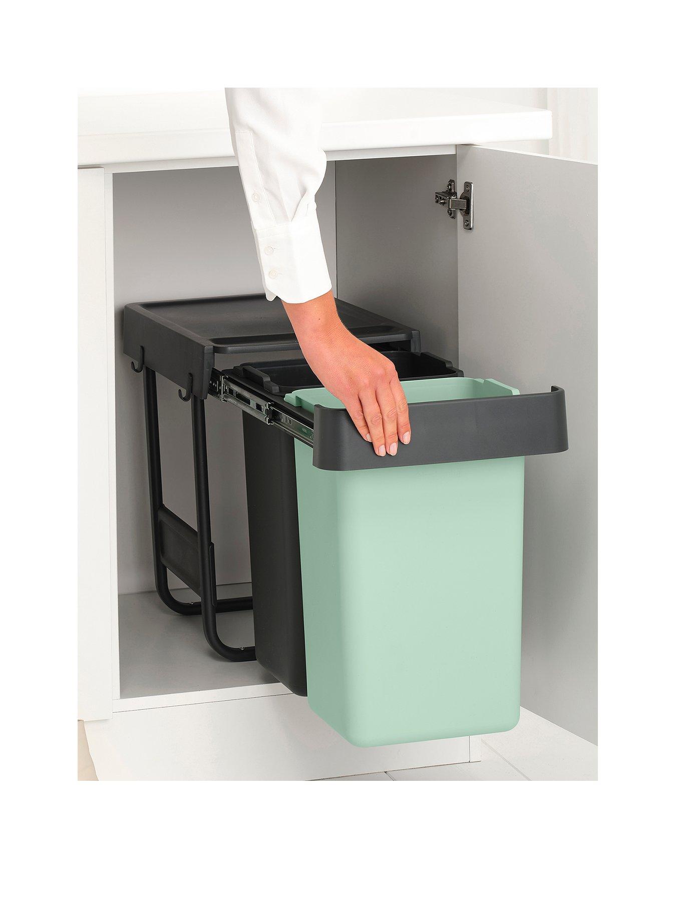 Product photograph of Brabantia Sort Amp Go Built-in Bin Ndash 15 15-litre Capacity from very.co.uk