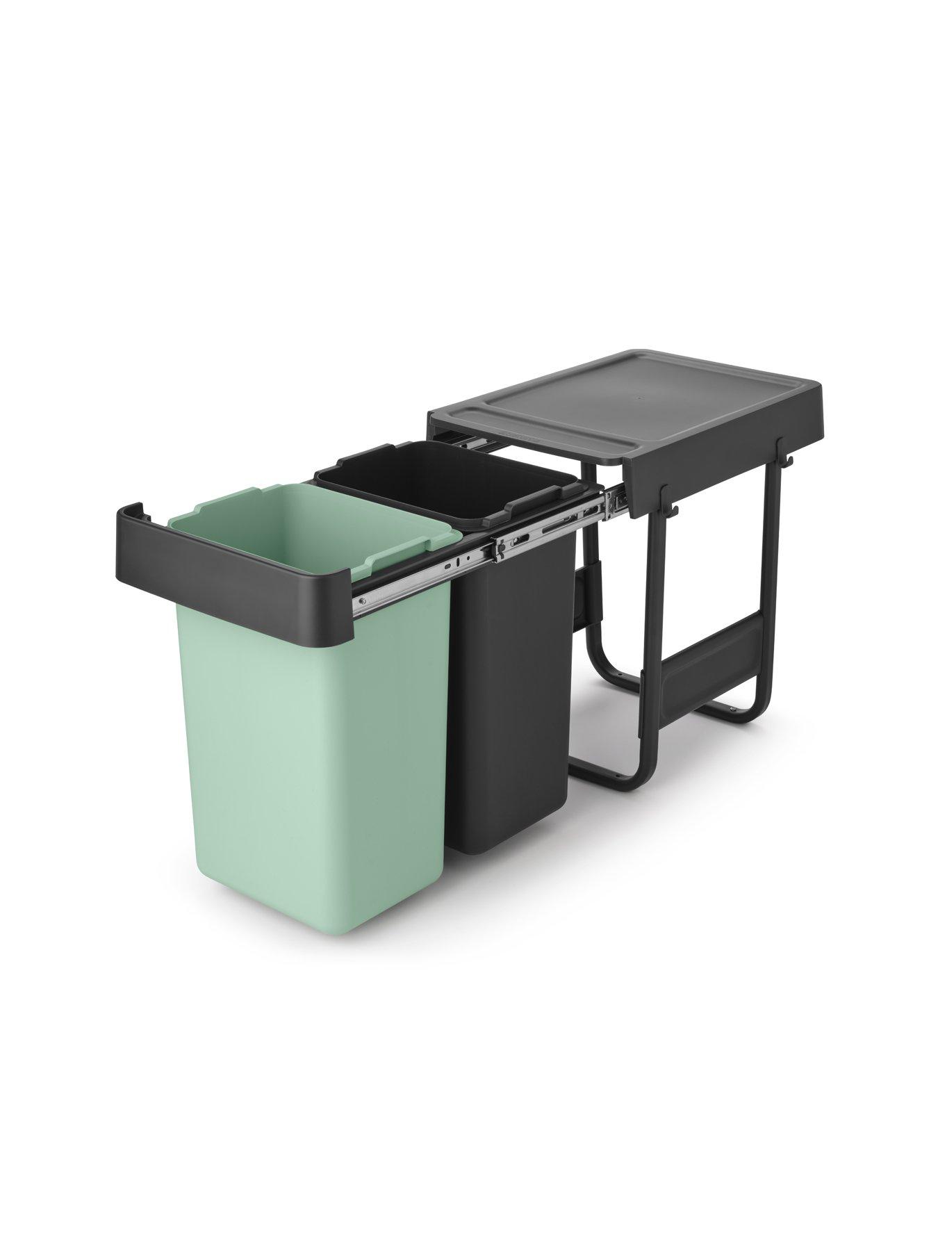 Image 3 of 8 of Brabantia Sort &amp; Go Built-In Bin &ndash; 15 + 15-litre capacity