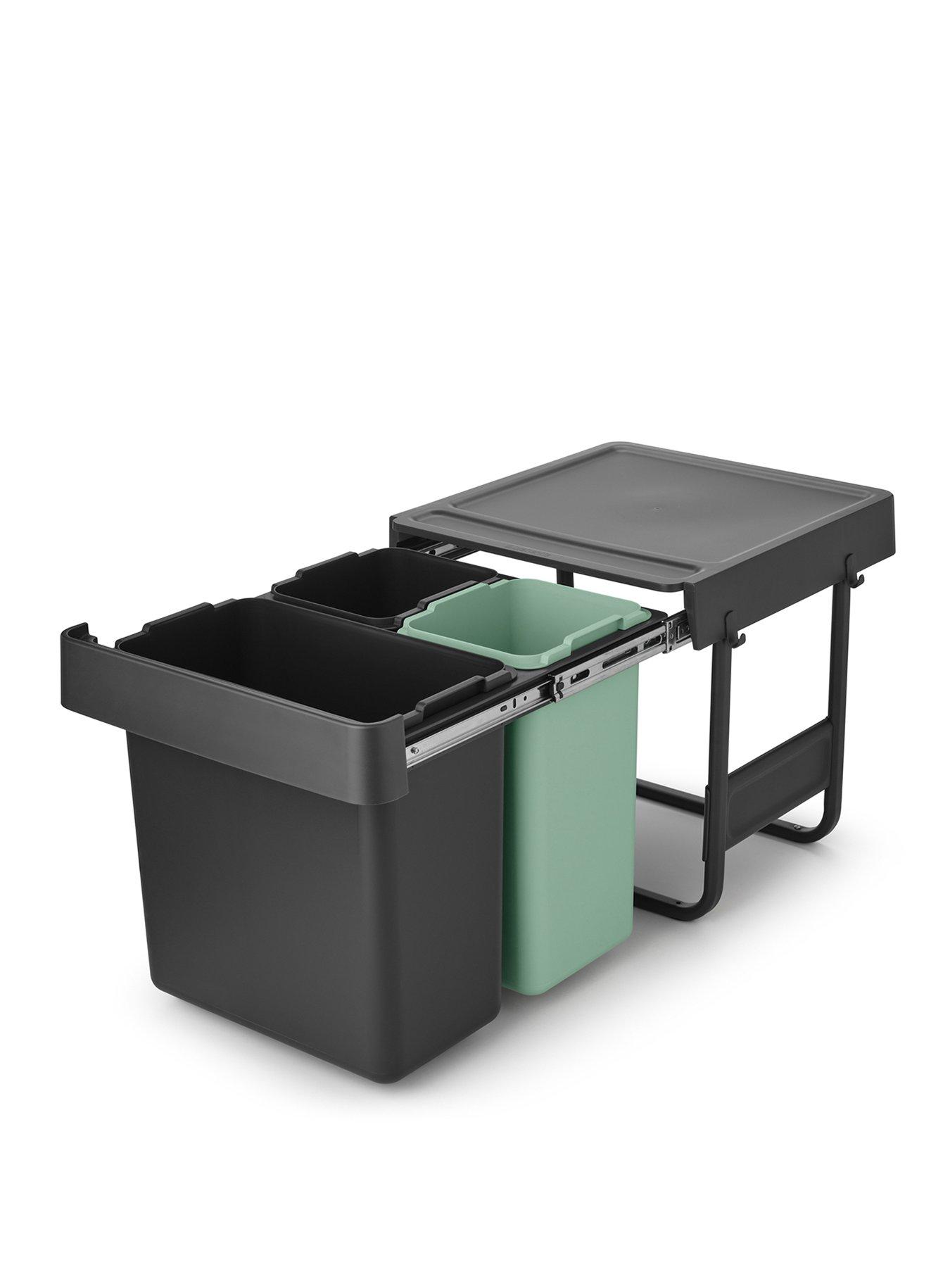 Image 2 of 6 of Brabantia Sort &amp; Go Built-In Bin &ndash; 10 + 10 + 20-litre capacity