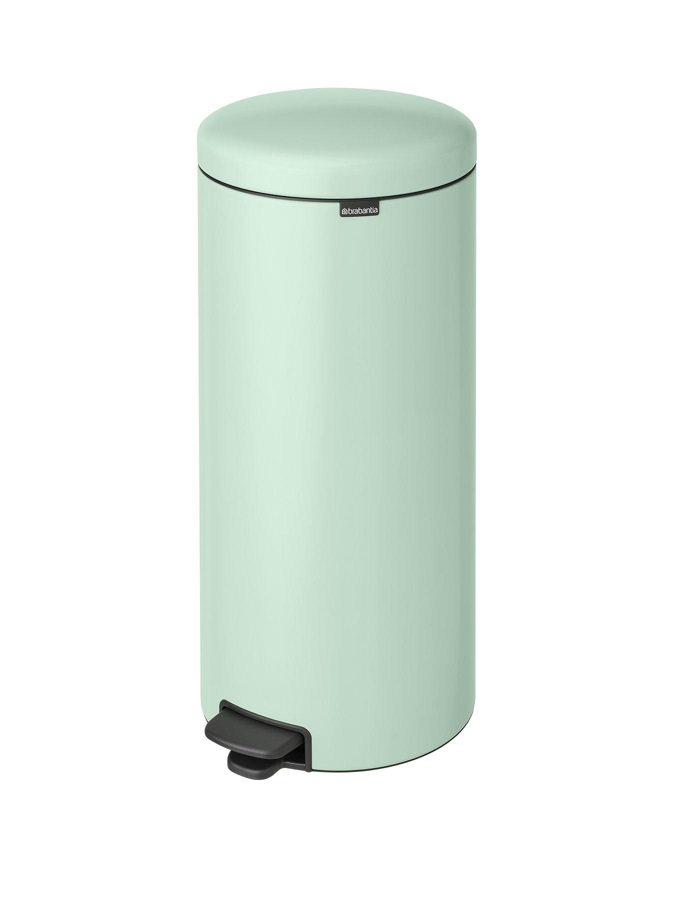 Product photograph of Brabantia Newicon 30-litre Pedal Bin In Green from very.co.uk