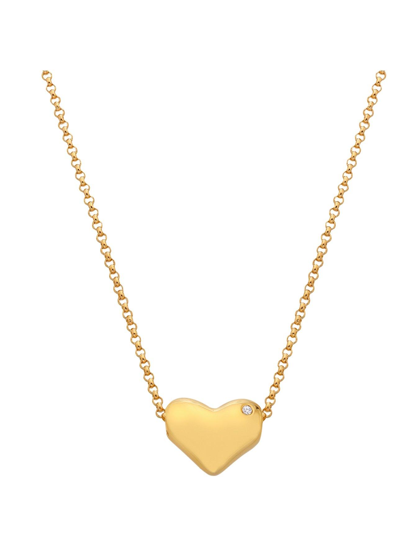 Product photograph of Hot Diamonds Hd X Jj Desire Pendant - Gold Plated from very.co.uk