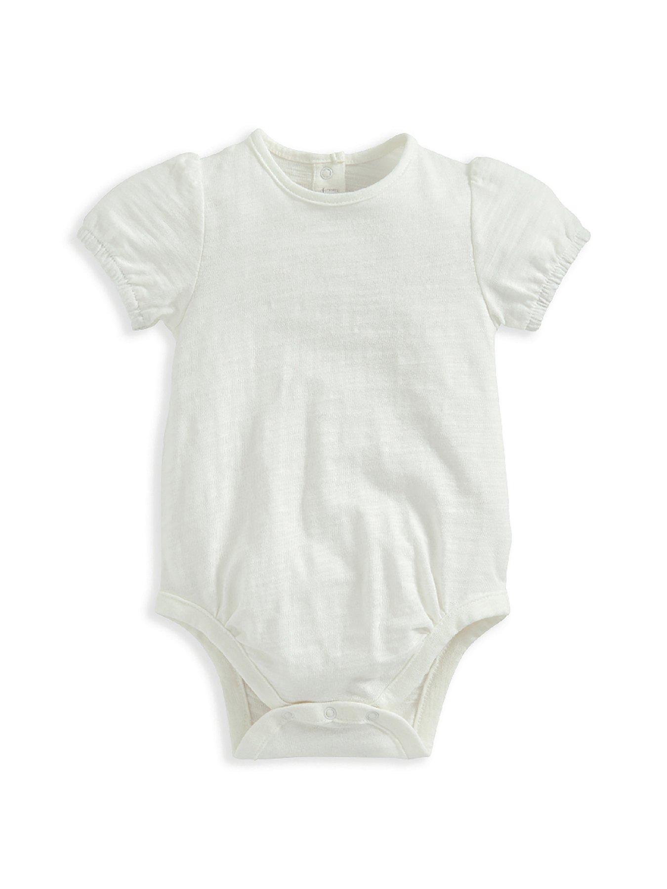 Mamas & Papas Baby Girls 2 Piece Embroidered Dungarees & Bodysuit Set