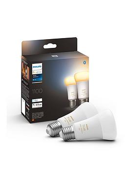 Product photograph of Philips Hue Wa 8w A60 E27 Led Bulbs 2-pack from very.co.uk