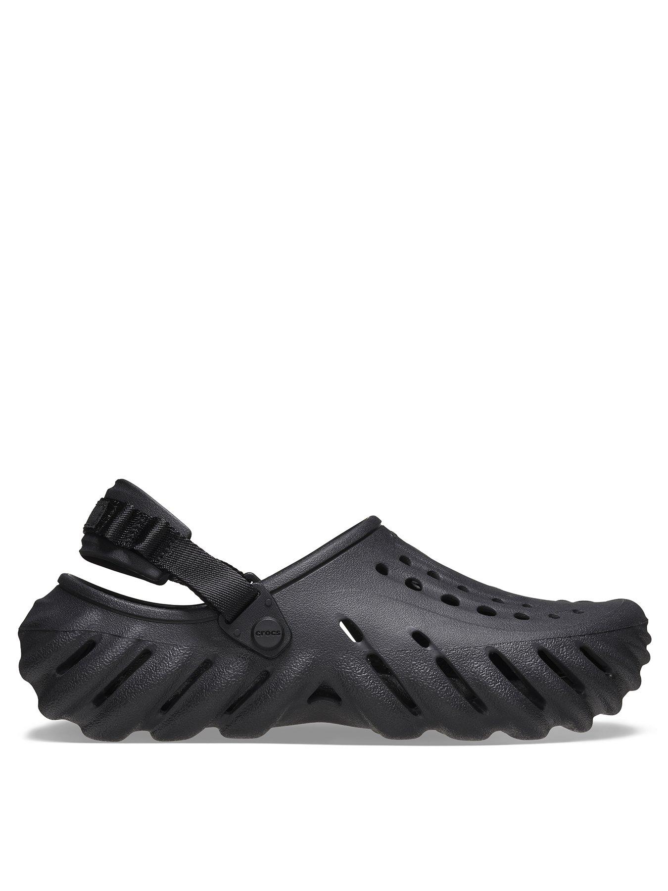 Crocs Echo Clog Sandals - Black