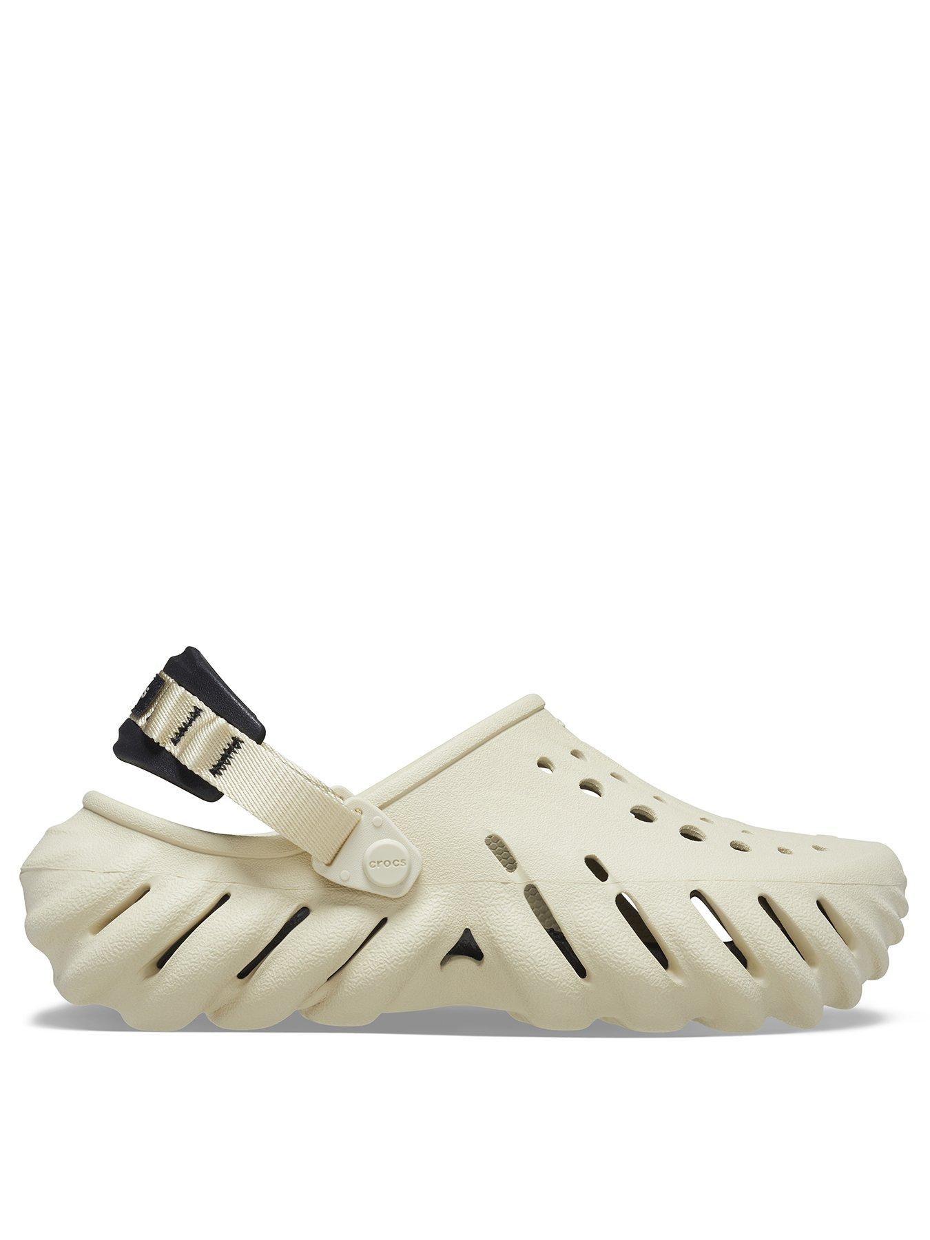 Crocs Echo Clog Sandals, Beige, Size 12, Men