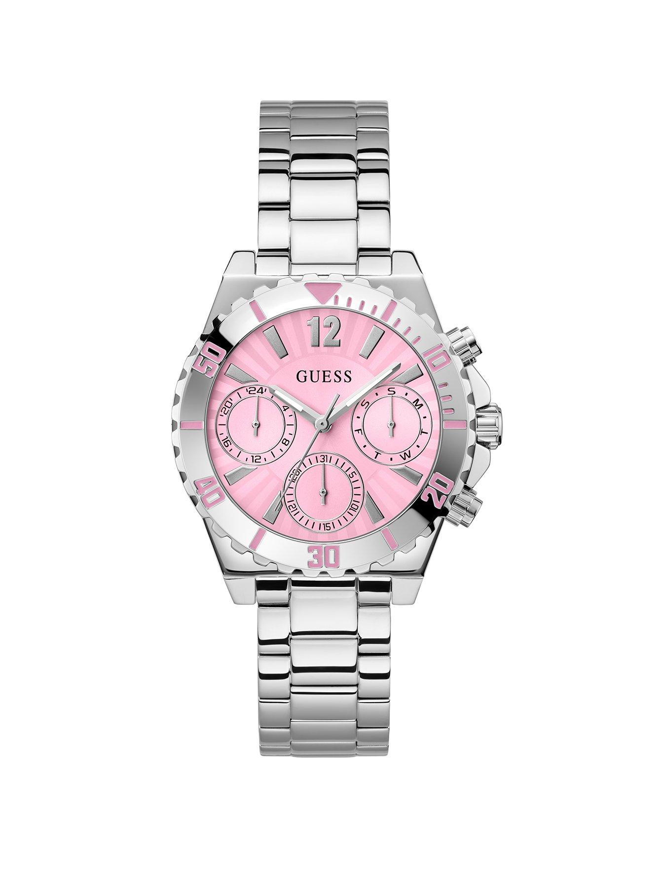 Product photograph of Guess Phoebe Ladies Watch from very.co.uk