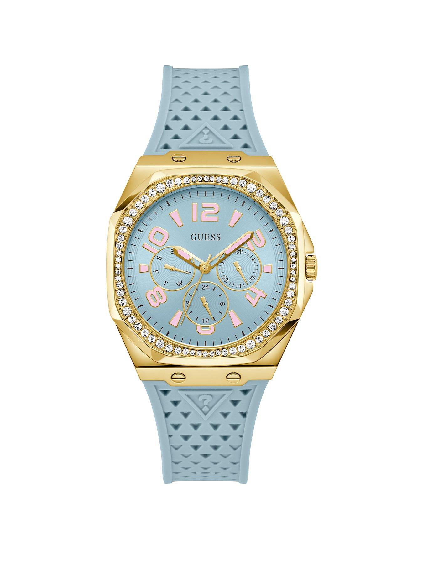 Product photograph of Guess Zest Ladies Watch from very.co.uk