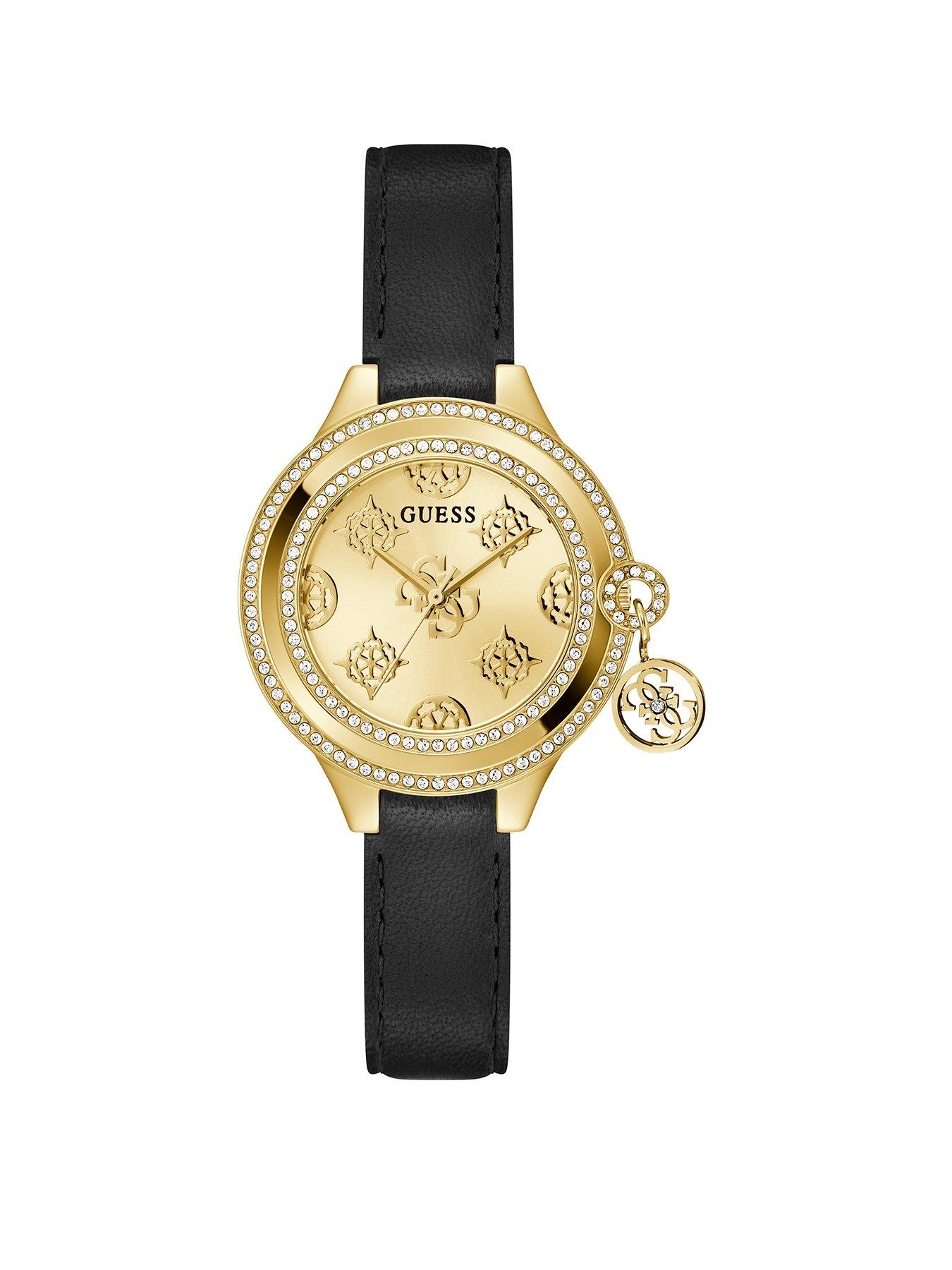 Product photograph of Guess Charmed Ladies Watch from very.co.uk