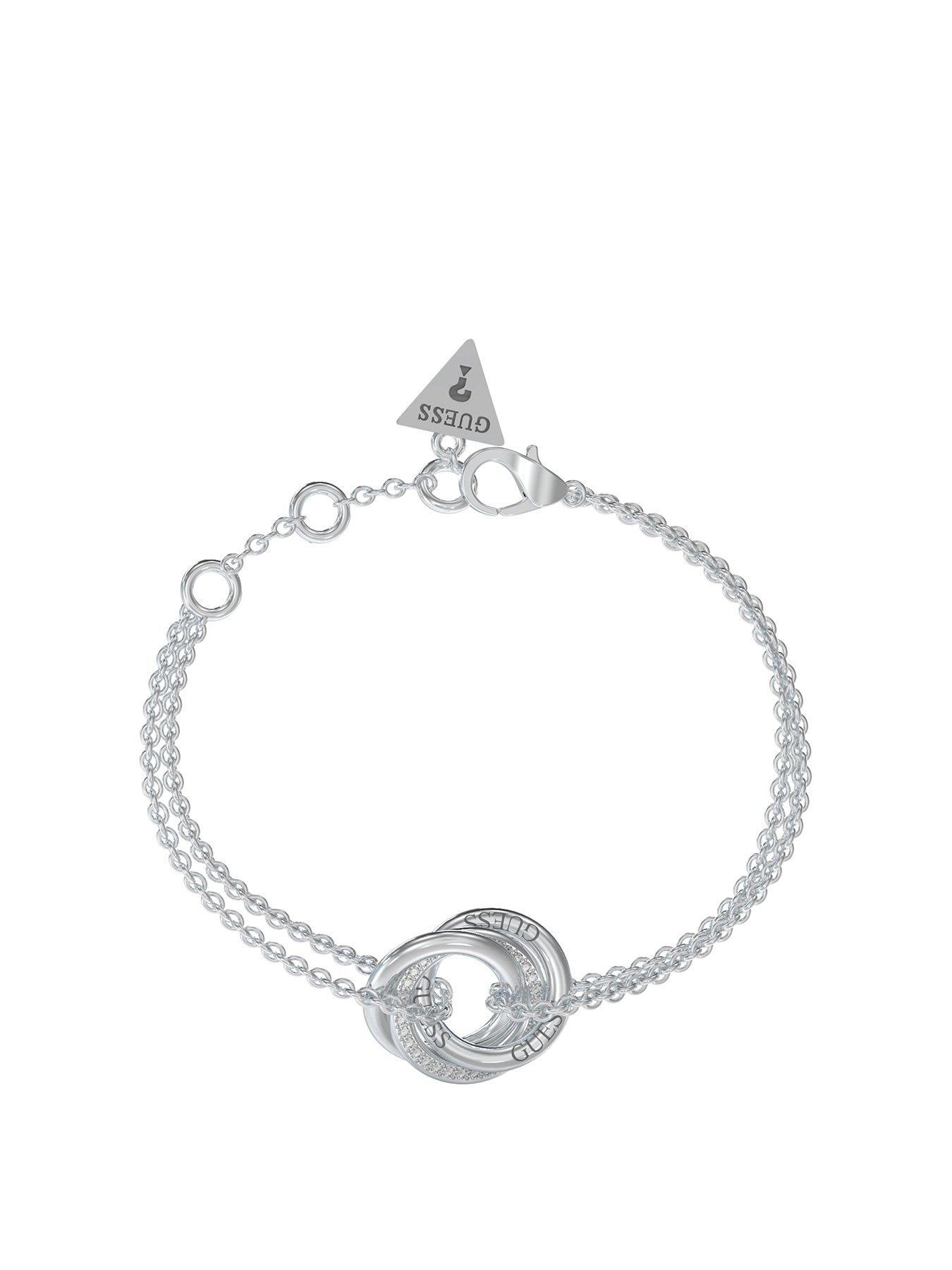 Product photograph of Guess Perfect Mini Links Bracelet from very.co.uk