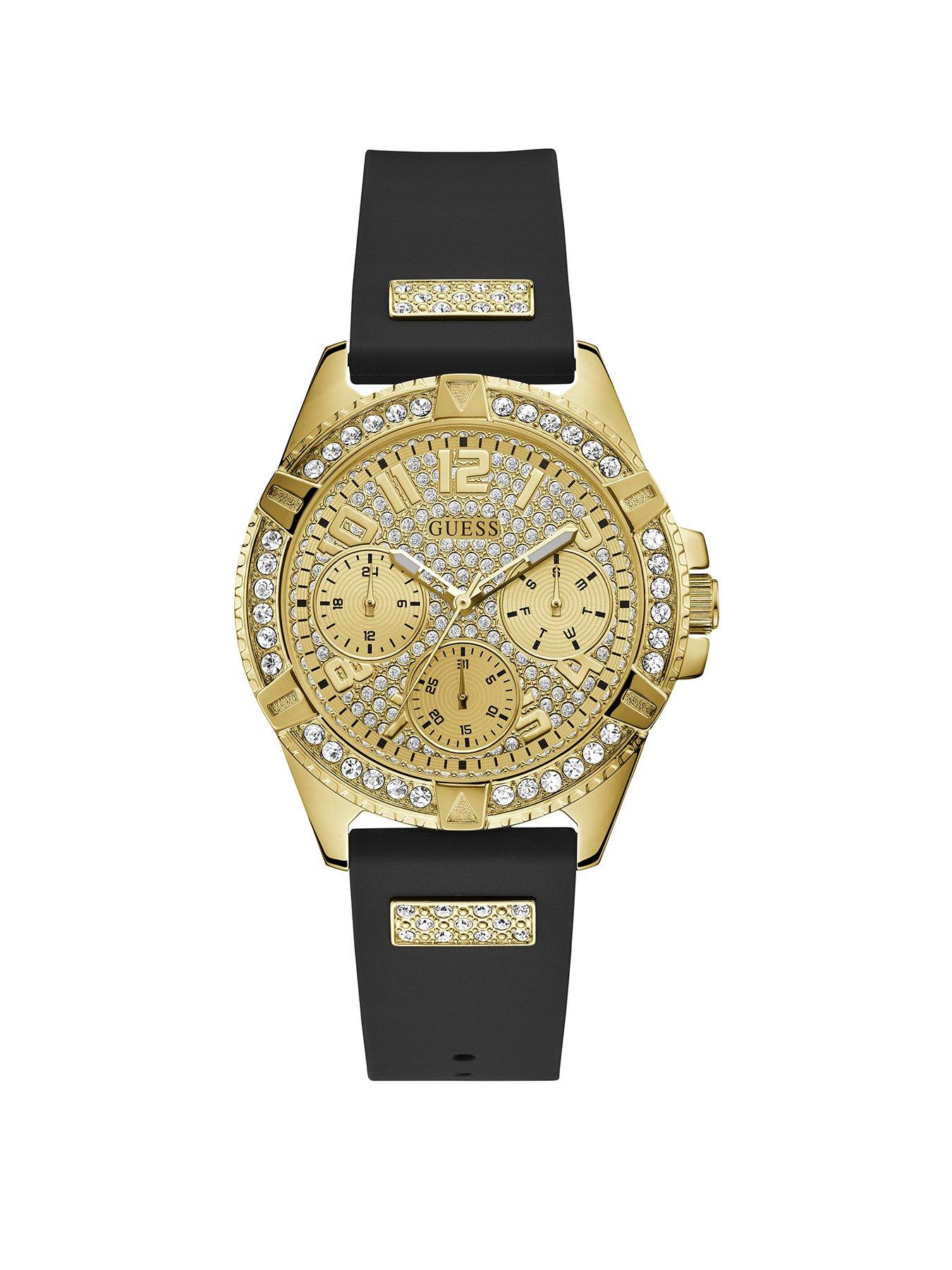 Product photograph of Guess Lady Frontier Ladies Watch from very.co.uk