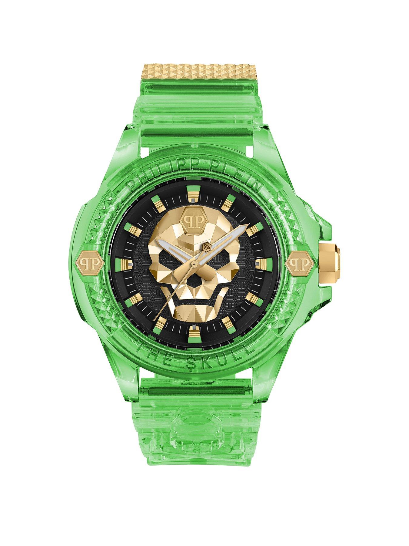 Product photograph of Philipp Plein The Kull Scuba Duba Edition Watch from very.co.uk