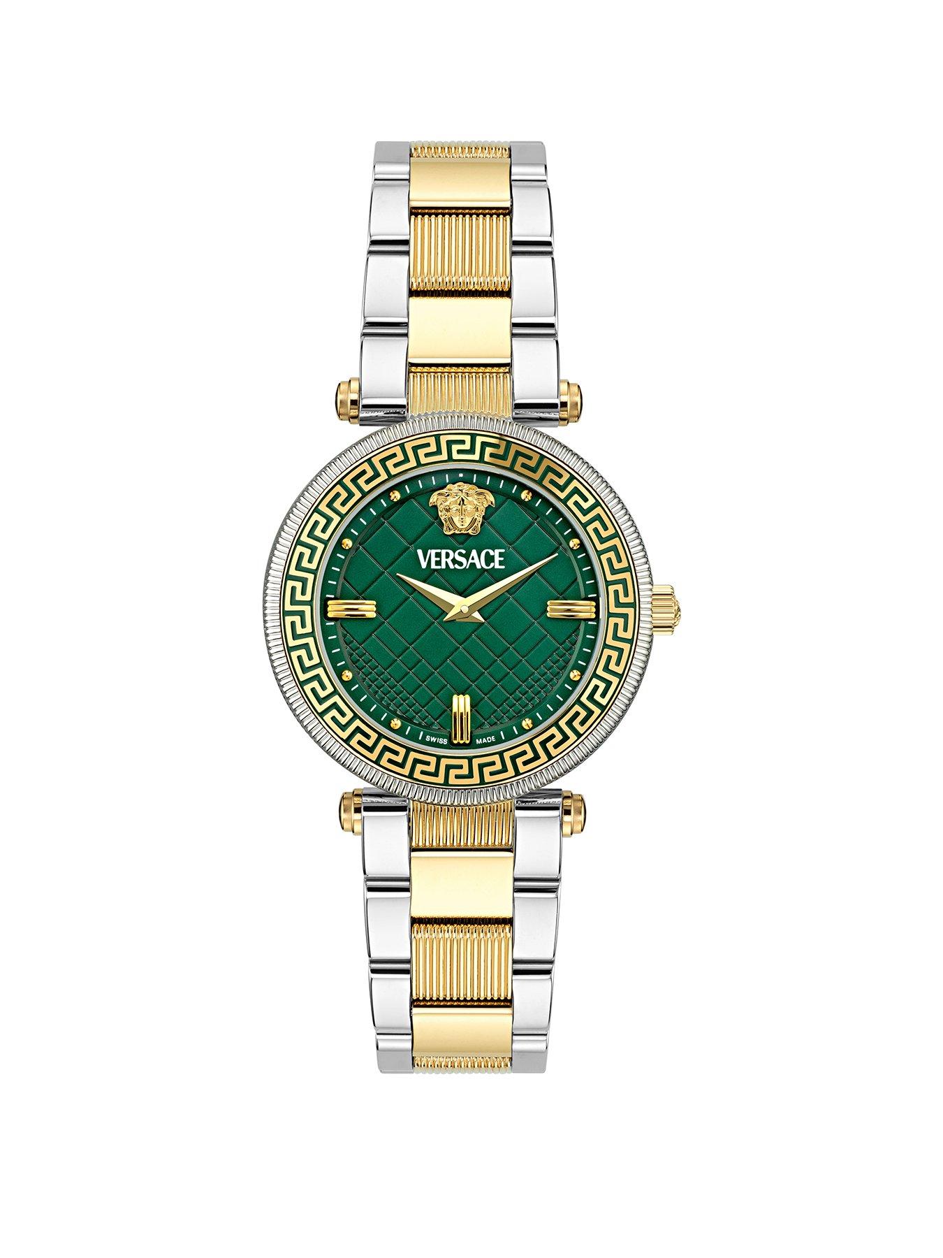 Product photograph of Versace Reve Ladies Watch from very.co.uk