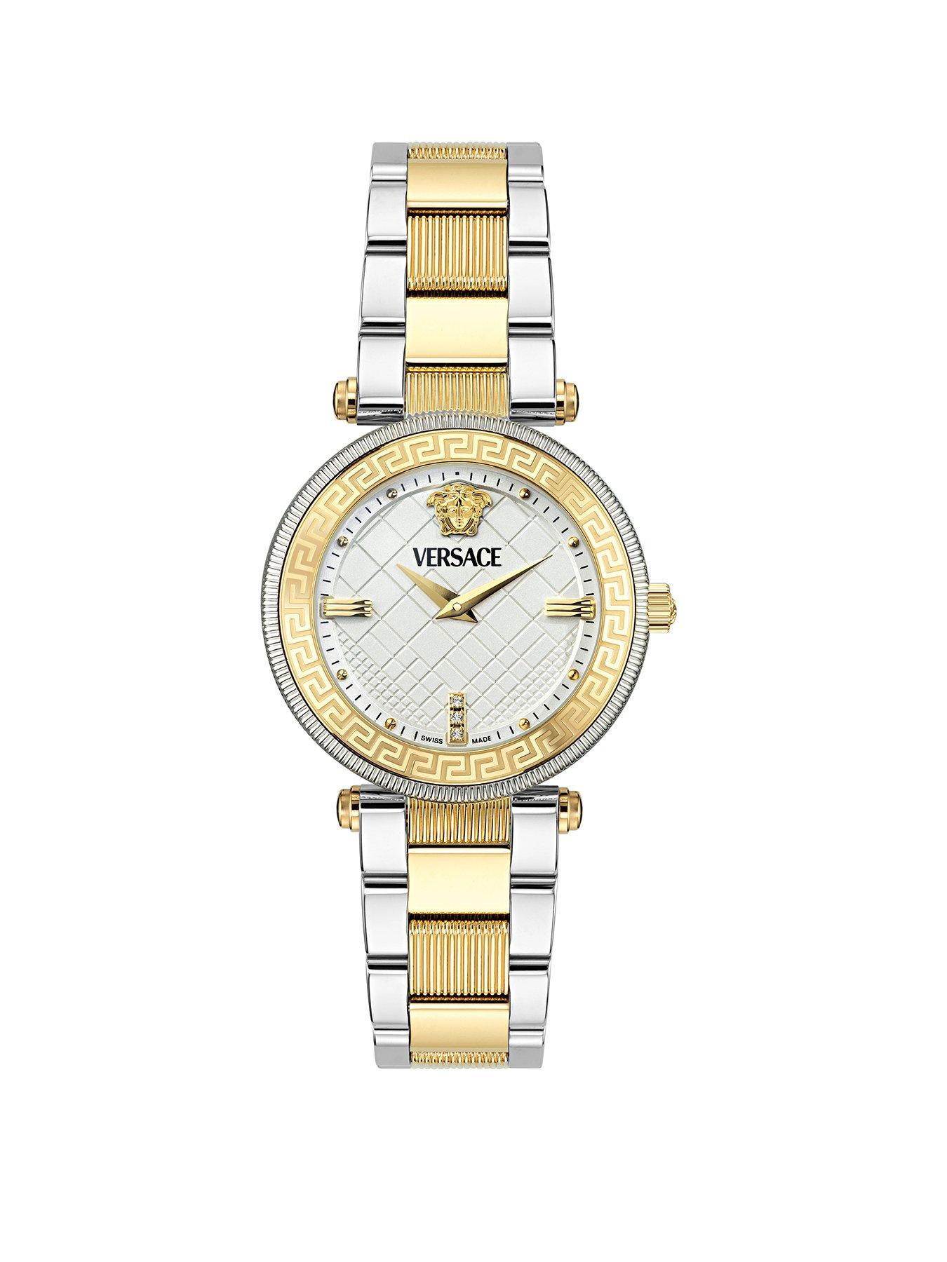 Product photograph of Versace Reve Ladies Watch from very.co.uk