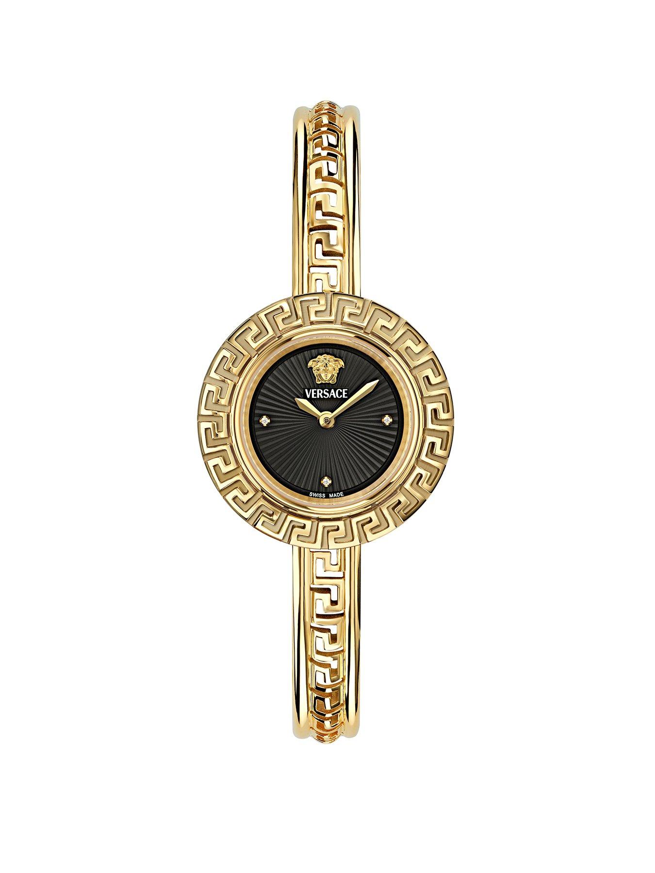 Product photograph of Versace La Greca Ladies Watch from very.co.uk