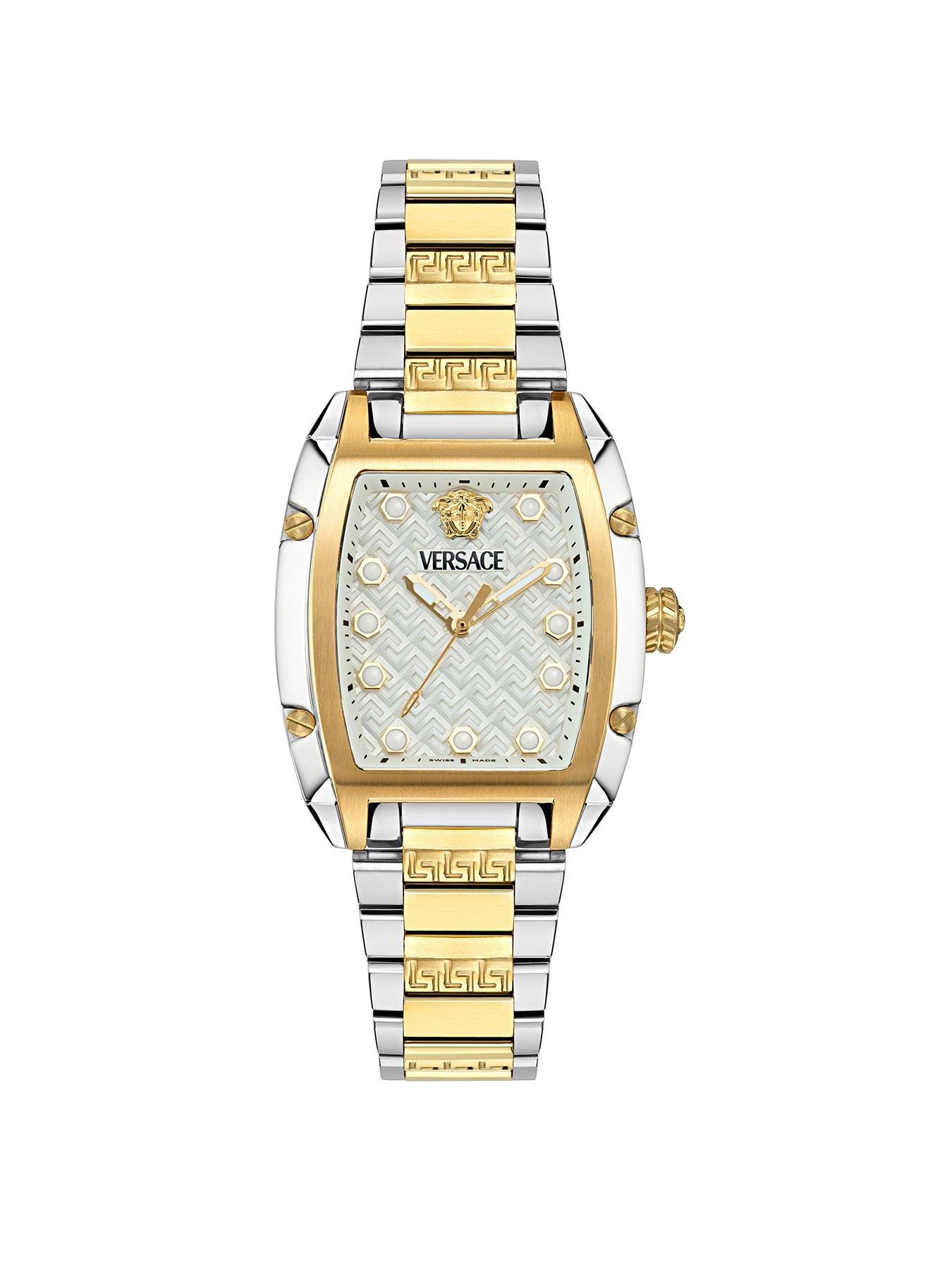 Product photograph of Versace Dominus Ladies Watch from very.co.uk