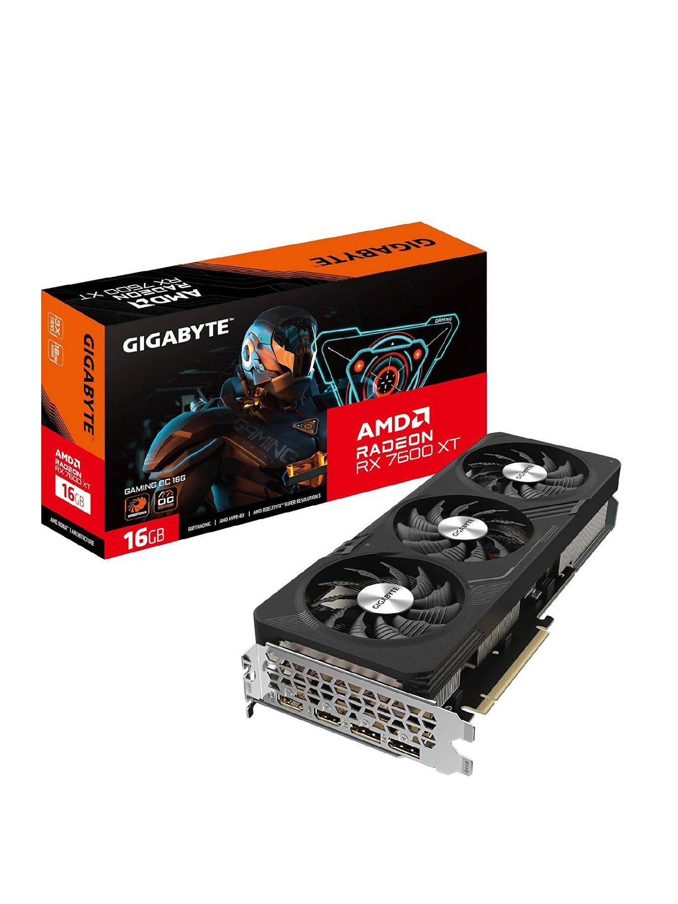 GIGABYTE RX 7600 XT 16GB Gaming Overclocked Graphics Card | Very