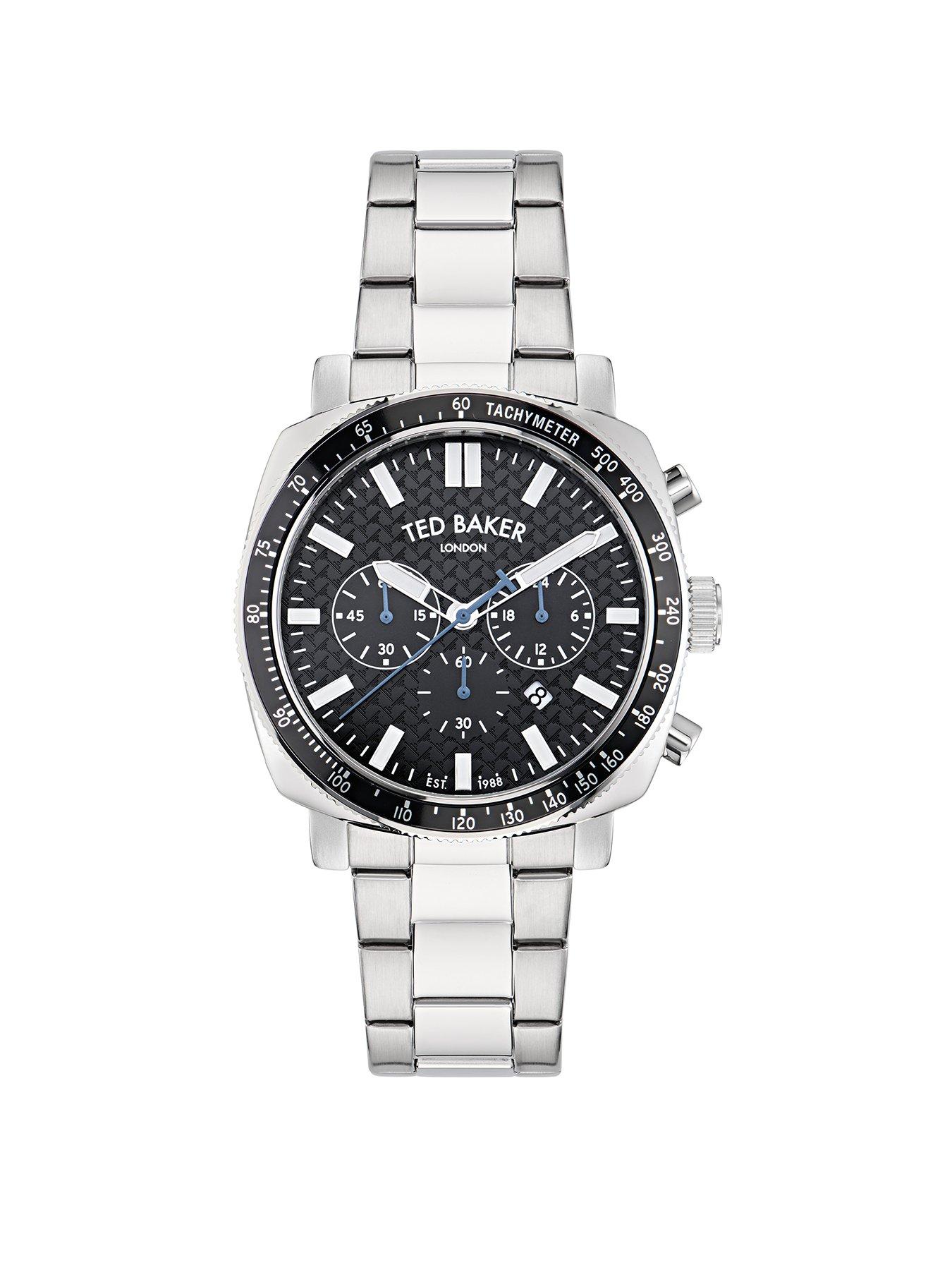 Product photograph of Ted Baker Caine Chrono Gents Watch from very.co.uk