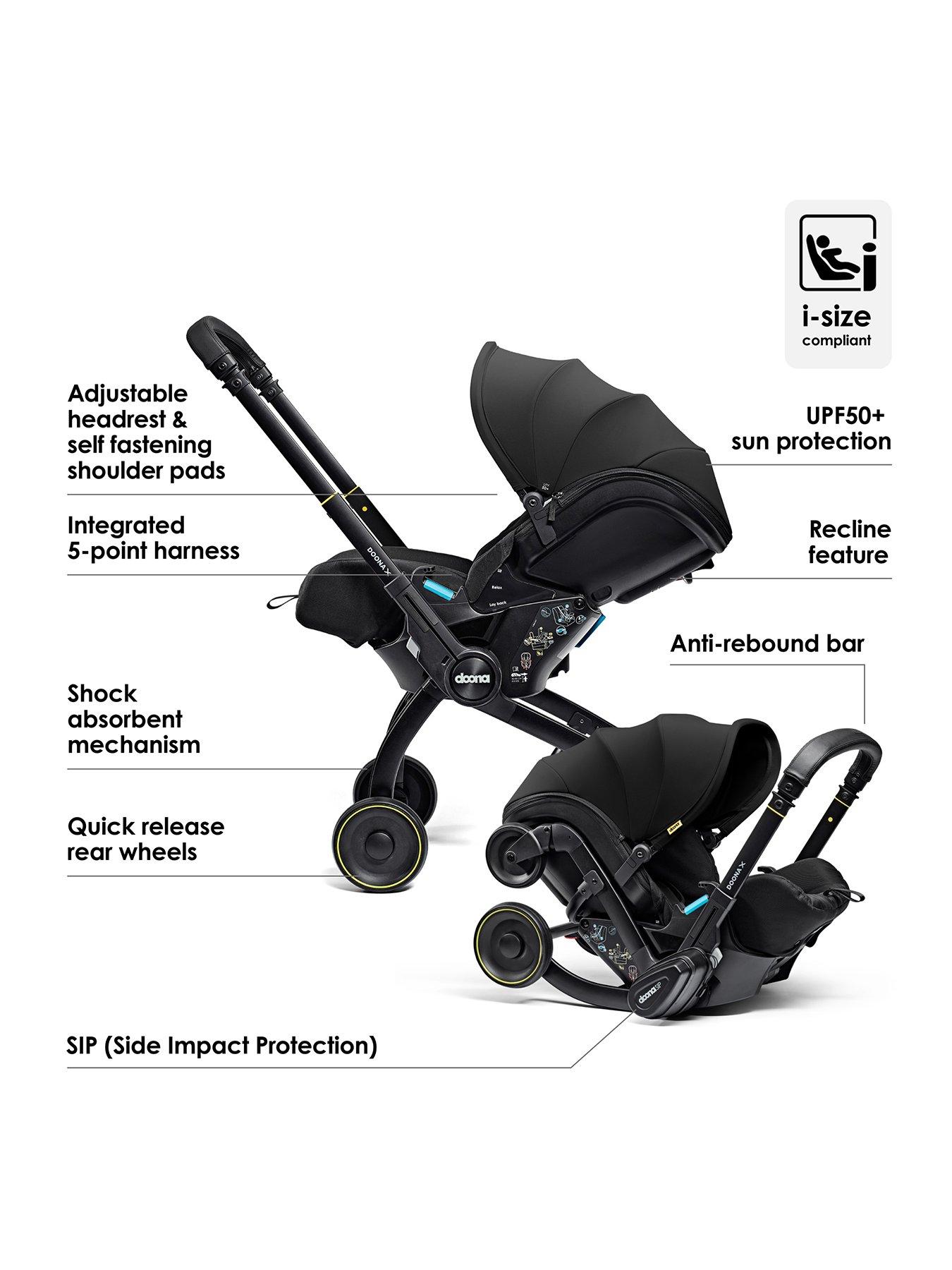 Doona DoonaX Infant Car Seat Nitro Black Very.co.uk