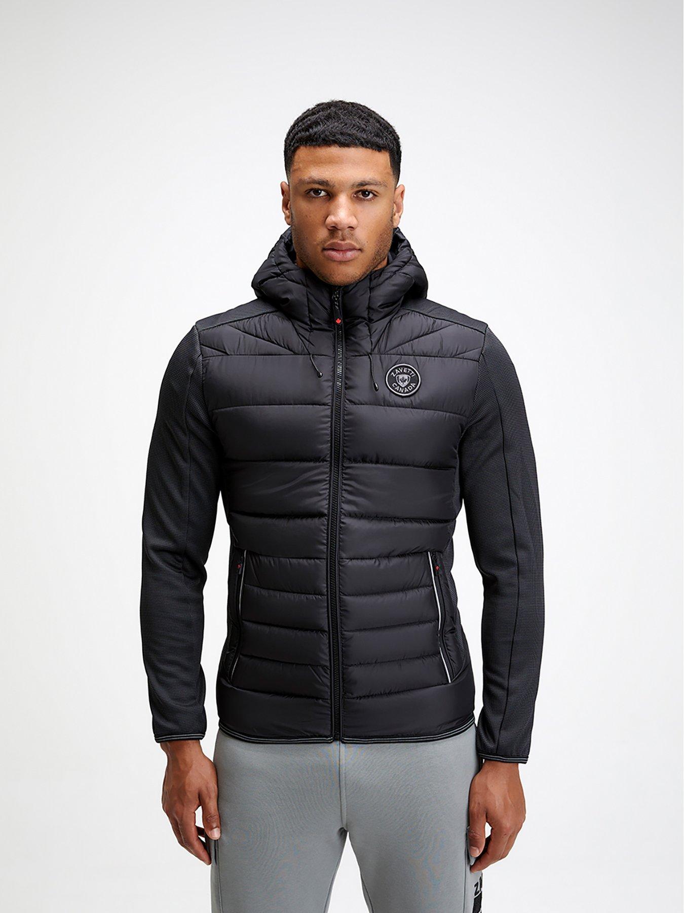 undefined Calini Hybrid Padded Coat - Jet Black