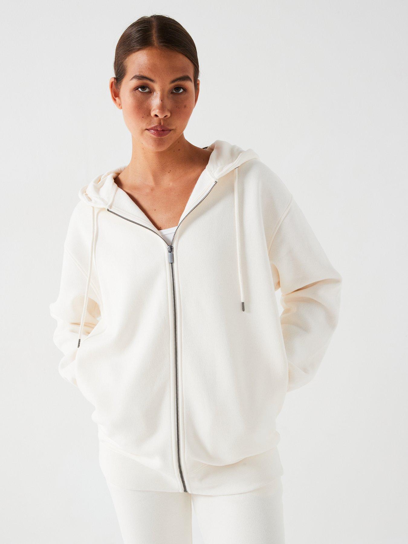 undefined The Essential Oversized Zip Through Hoodie