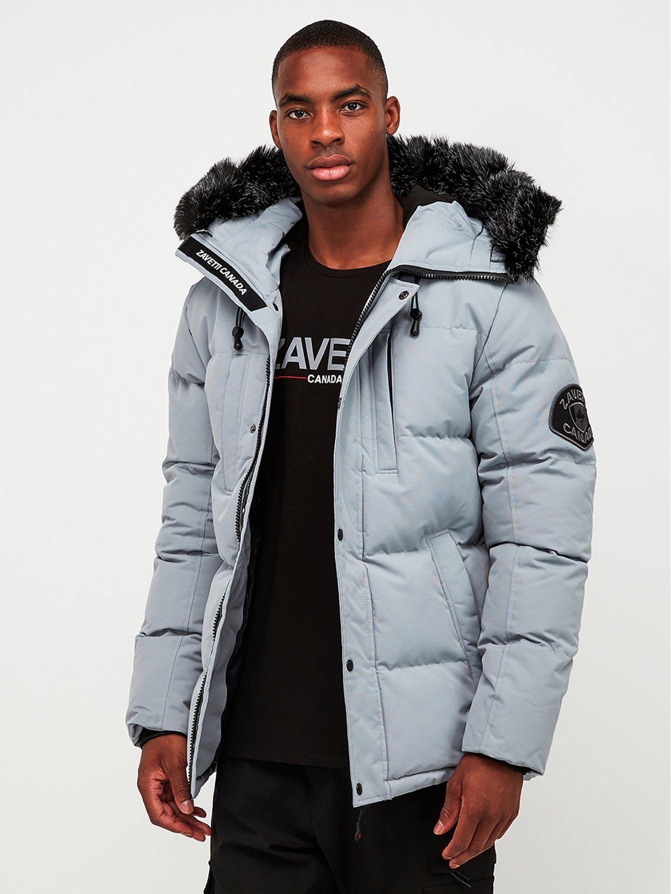 キュットダウン Zavetti Canada Oshawa 2.0 Padded Parka Coat - Monument - Light