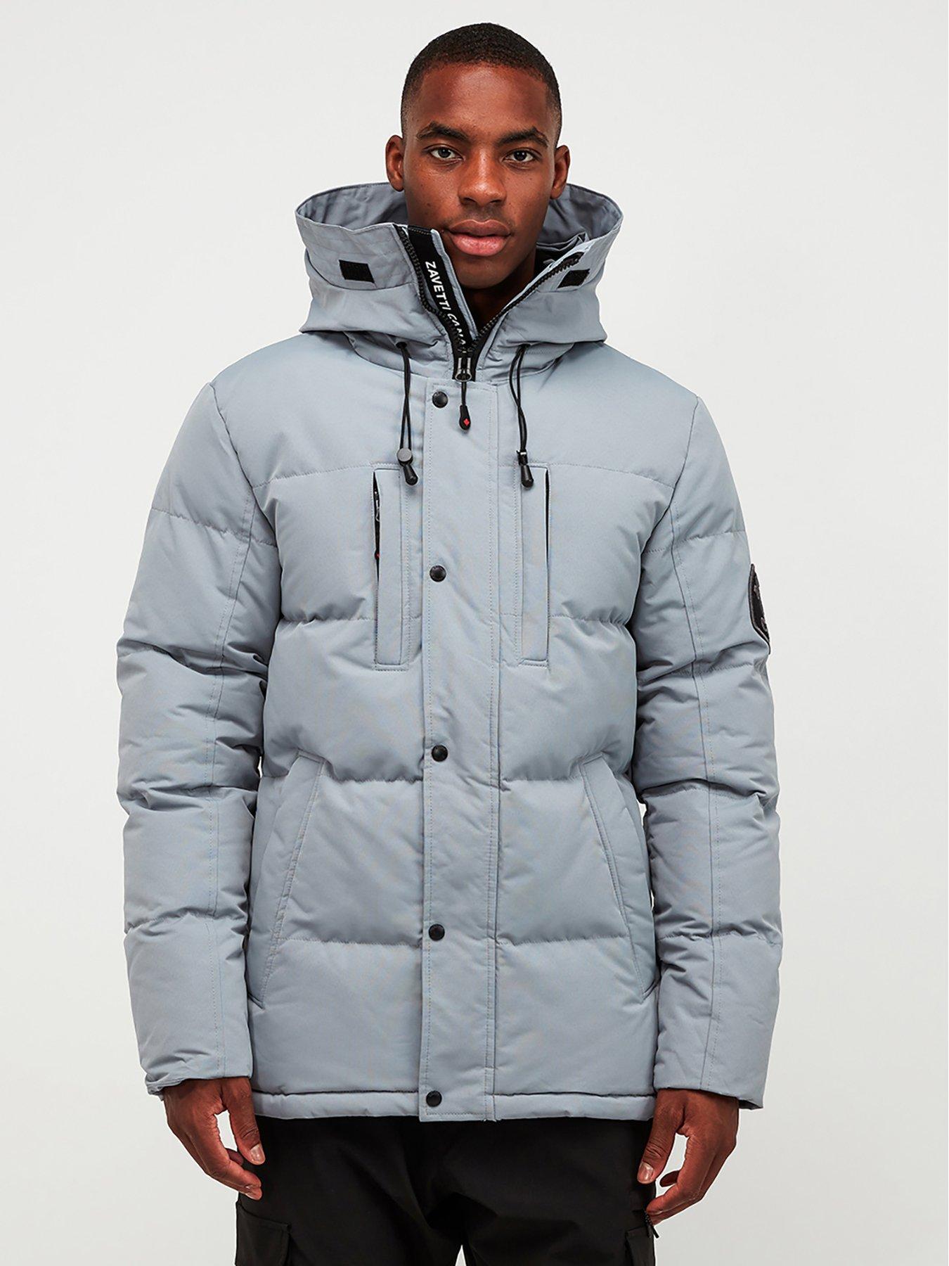 Zavetti Canada Oshawa 2.0 Padded Parka Coat - Monument - Light