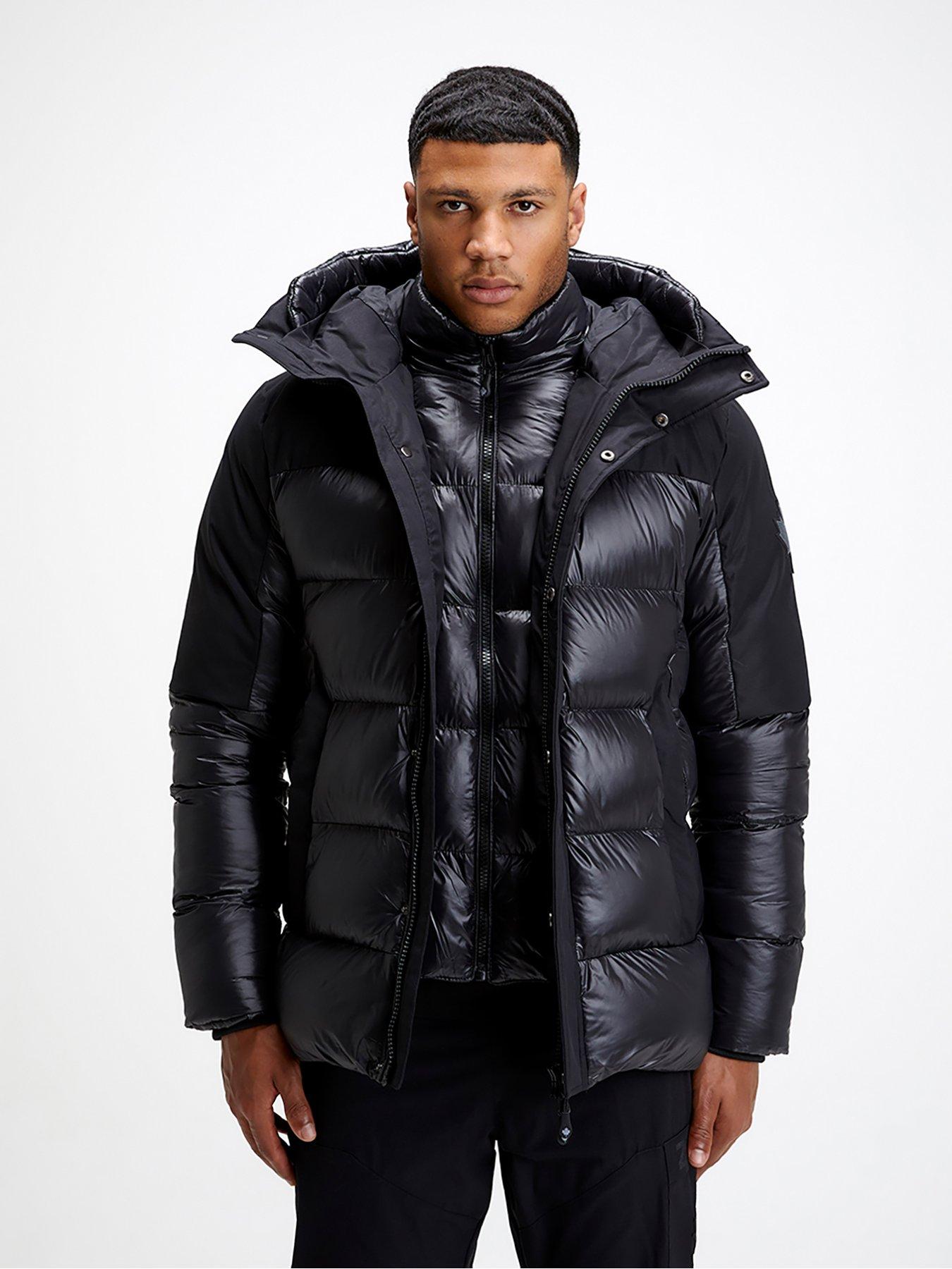 undefined Takona Padded Parka Coat - Jet Black