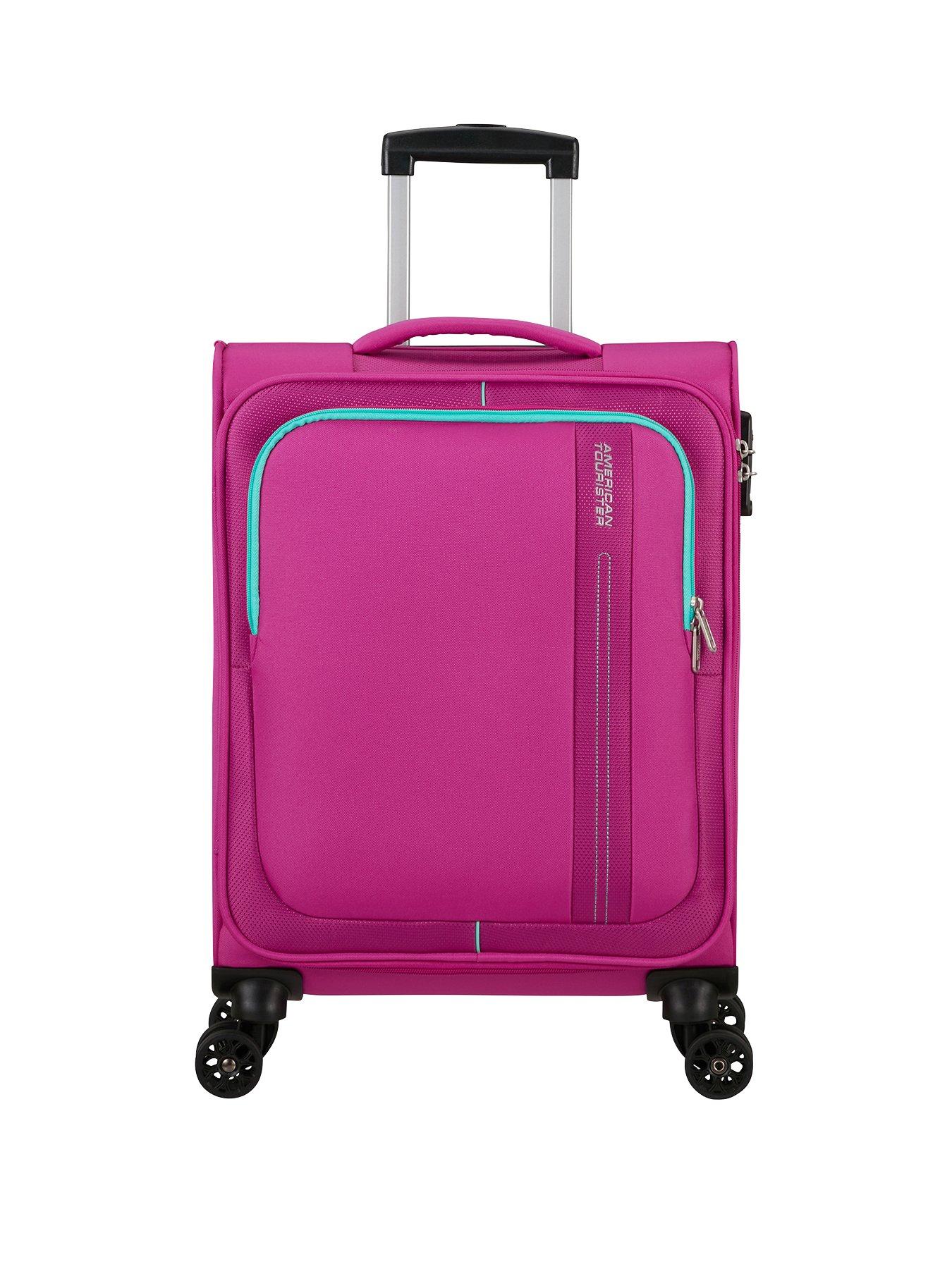 undefined Sea Seeker Spinner 55 Cabin Soft Suitcase - Deep Fuschia