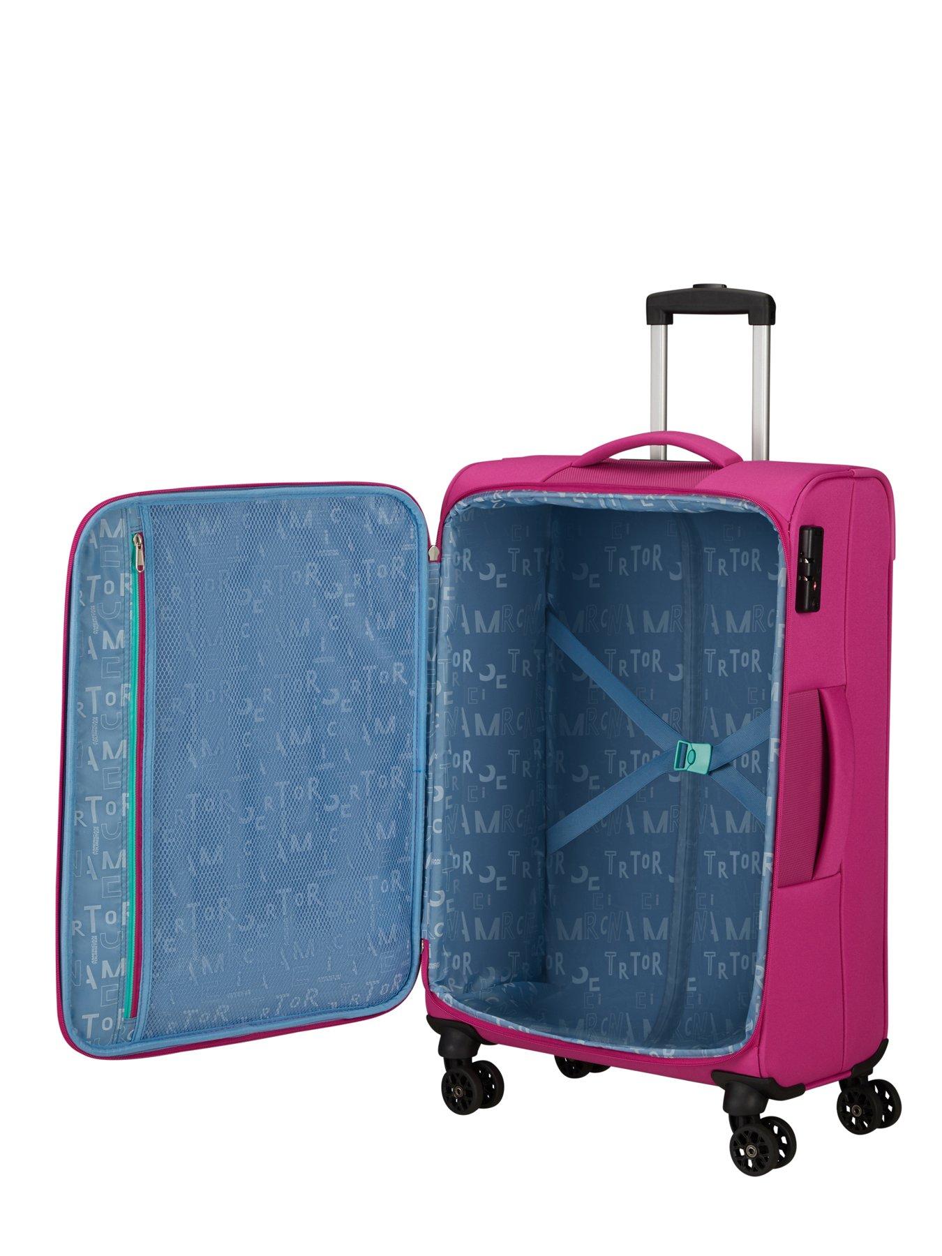Image 2 of 5 of AMERICAN TOURISTER Sea Seeker Spinner 68 Medium Soft Suitcase - Deep Fuschia