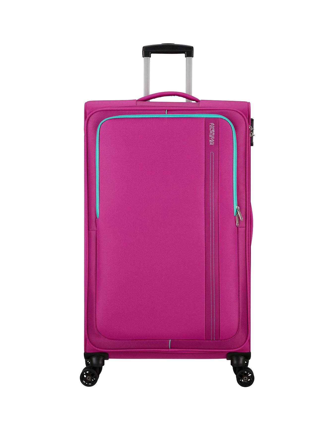 undefined Sea Seeker Spinner 80 Large Soft Suitcase - Deep Fuschia