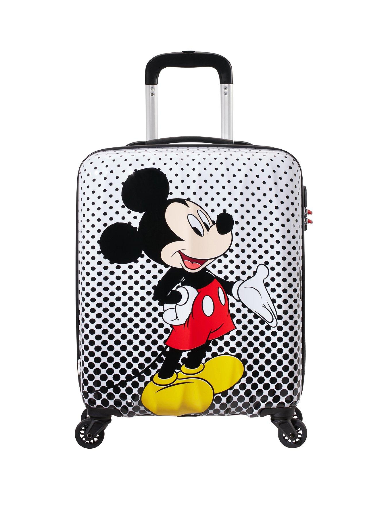 Polka dot hard shell luggage on sale