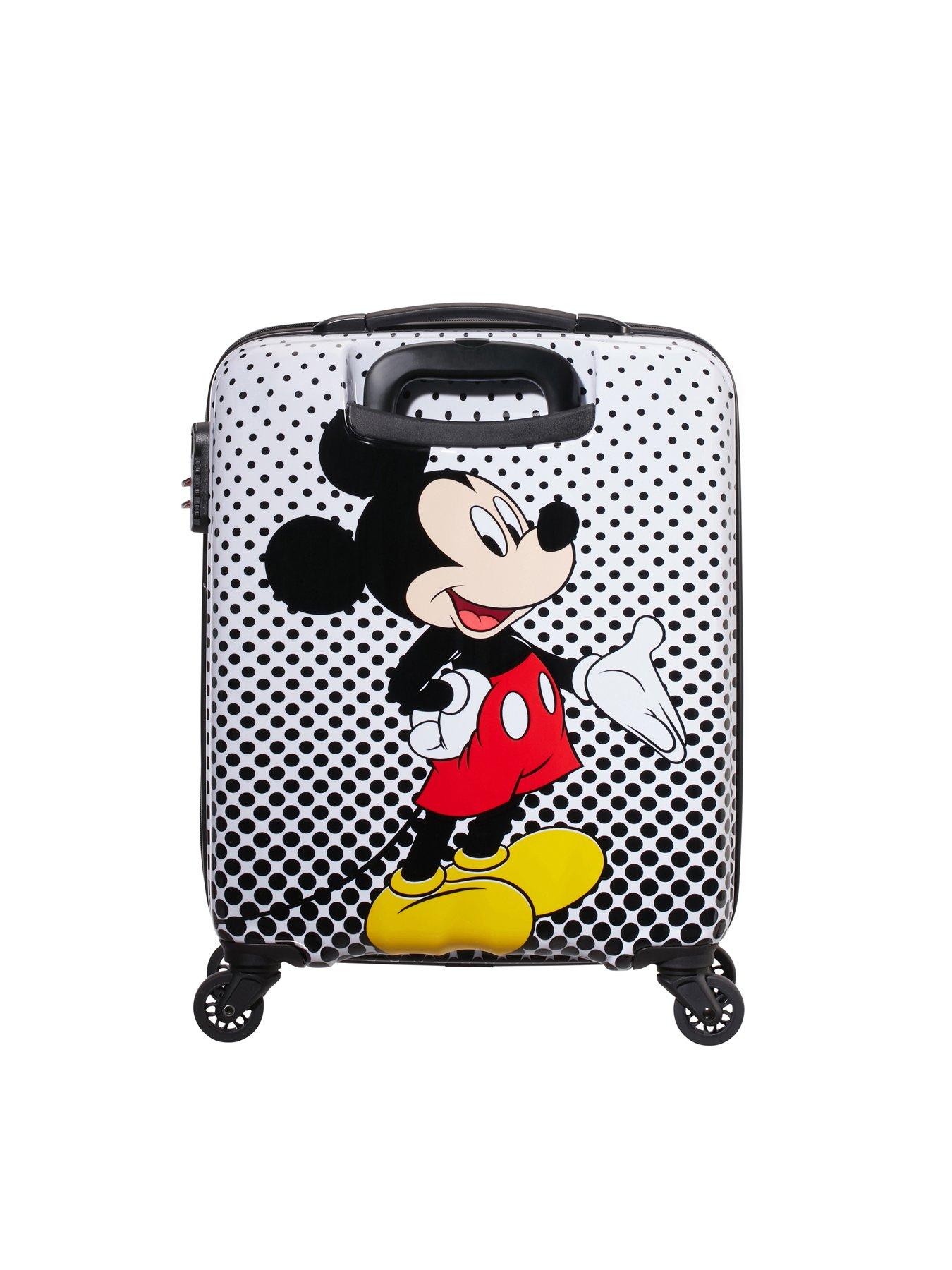 AMERICAN TOURISTER Mickey Mouse Polka Dot Spinner 55 Disney Cabin Hardshell Suitcase Very