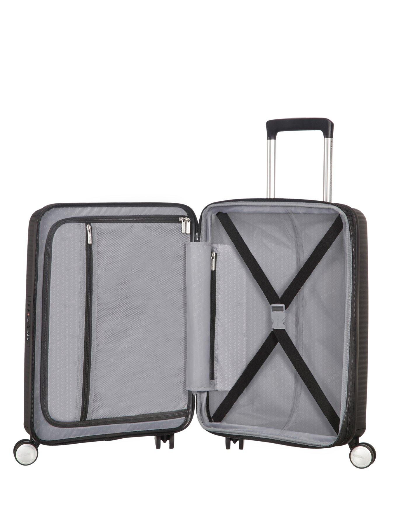 Image 3 of 5 of AMERICAN TOURISTER Soundbox Spinner 55 EXP Cabin Hardshell Suitcase - Bass Black