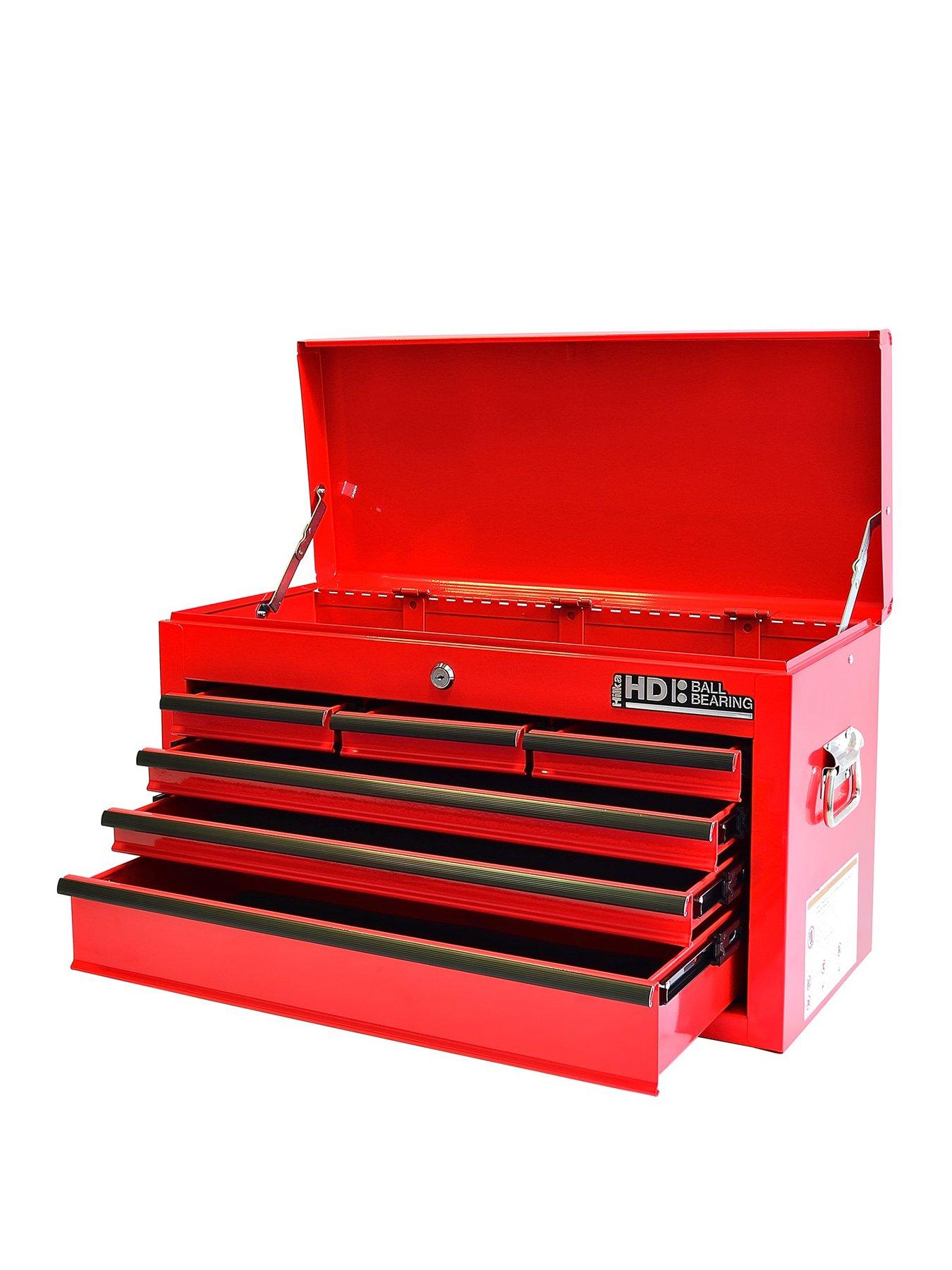Product photograph of Hilka Tools Heavy Duty 6 Drawer Tool Chest Bbs from very.co.uk