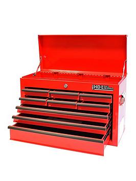 Product photograph of Hilka Tools Heavy Duty 9 Drawer Tool Chest Bbs from very.co.uk