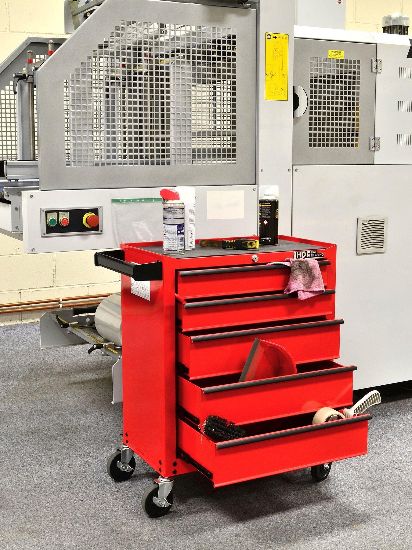 Image 2 of 2 of Hilka Heavy Duty 5 Drawer Trolley BBS