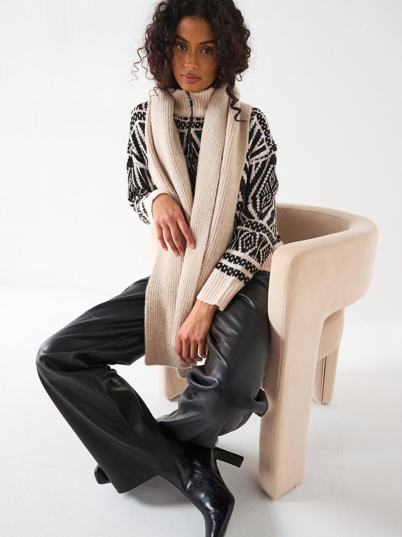 Image 1 of 6 of Everyday Rib Knit Scarf