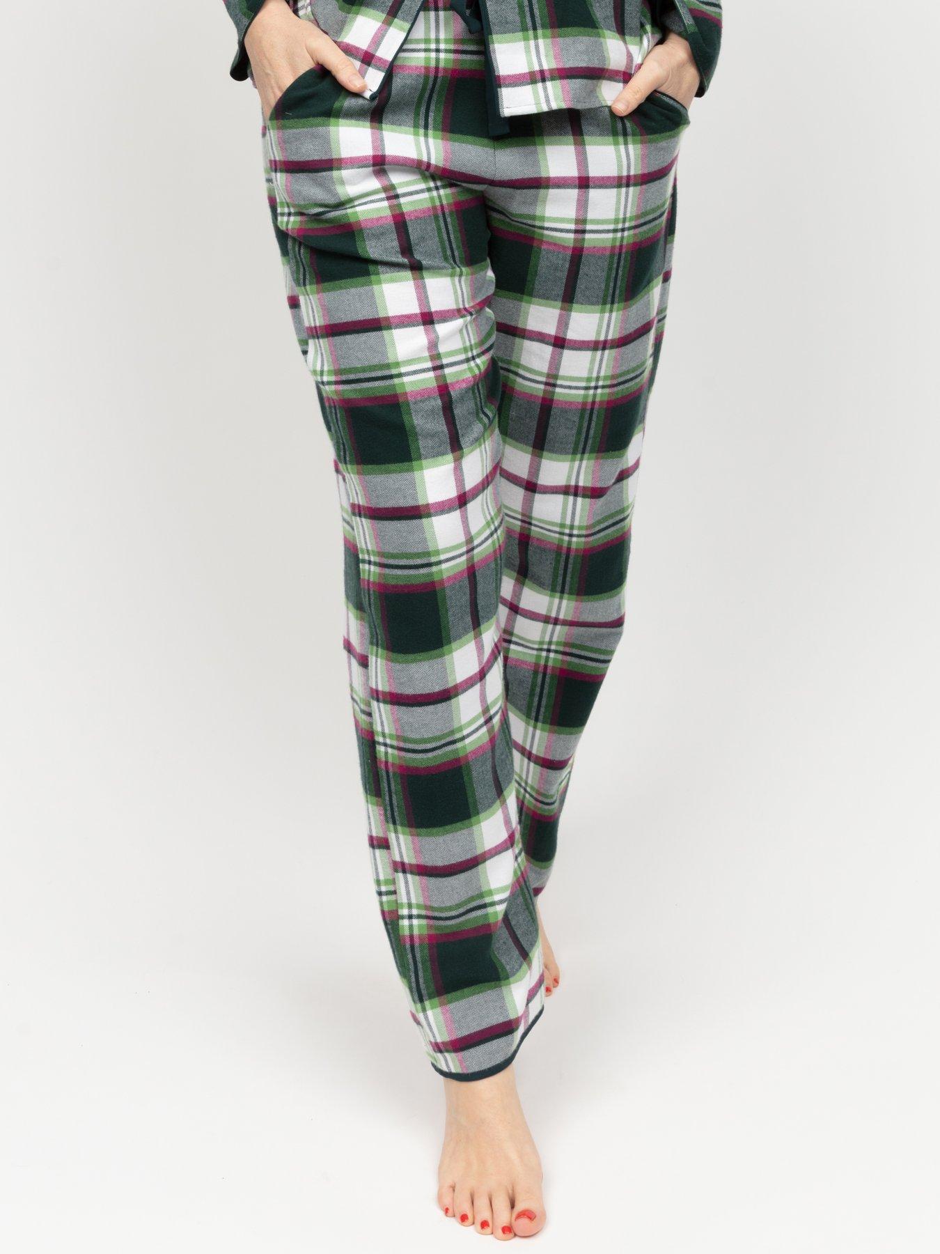 Cotton checked pyjama bottoms hotsell