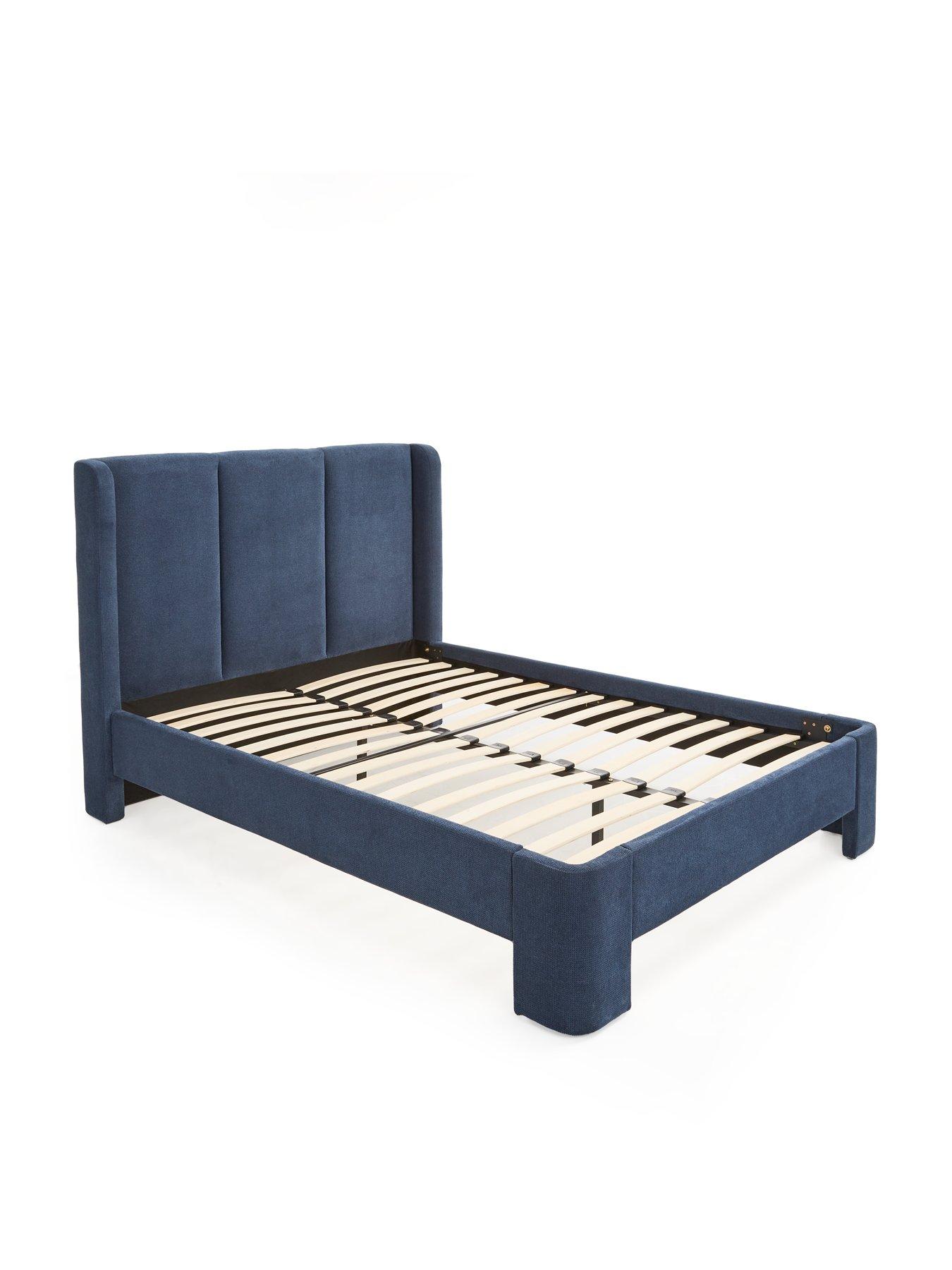 Image 3 of 7 of Very Home Modern Fabric&nbsp;Azure&nbsp;Bed with Mattress Options (Buy &amp; SAVE!)