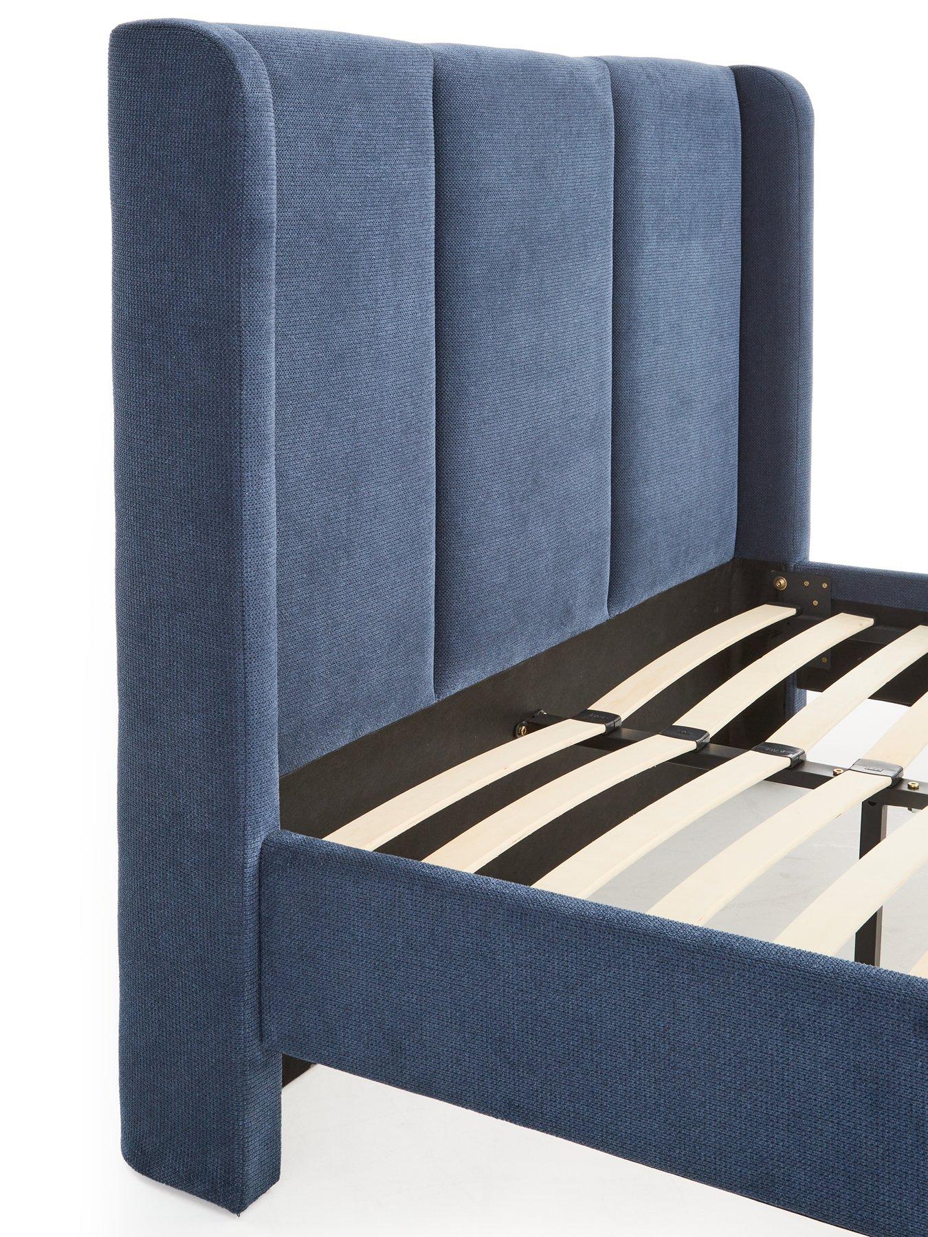 Image 4 of 7 of Very Home Modern Fabric&nbsp;Azure&nbsp;Bed with Mattress Options (Buy &amp; SAVE!)