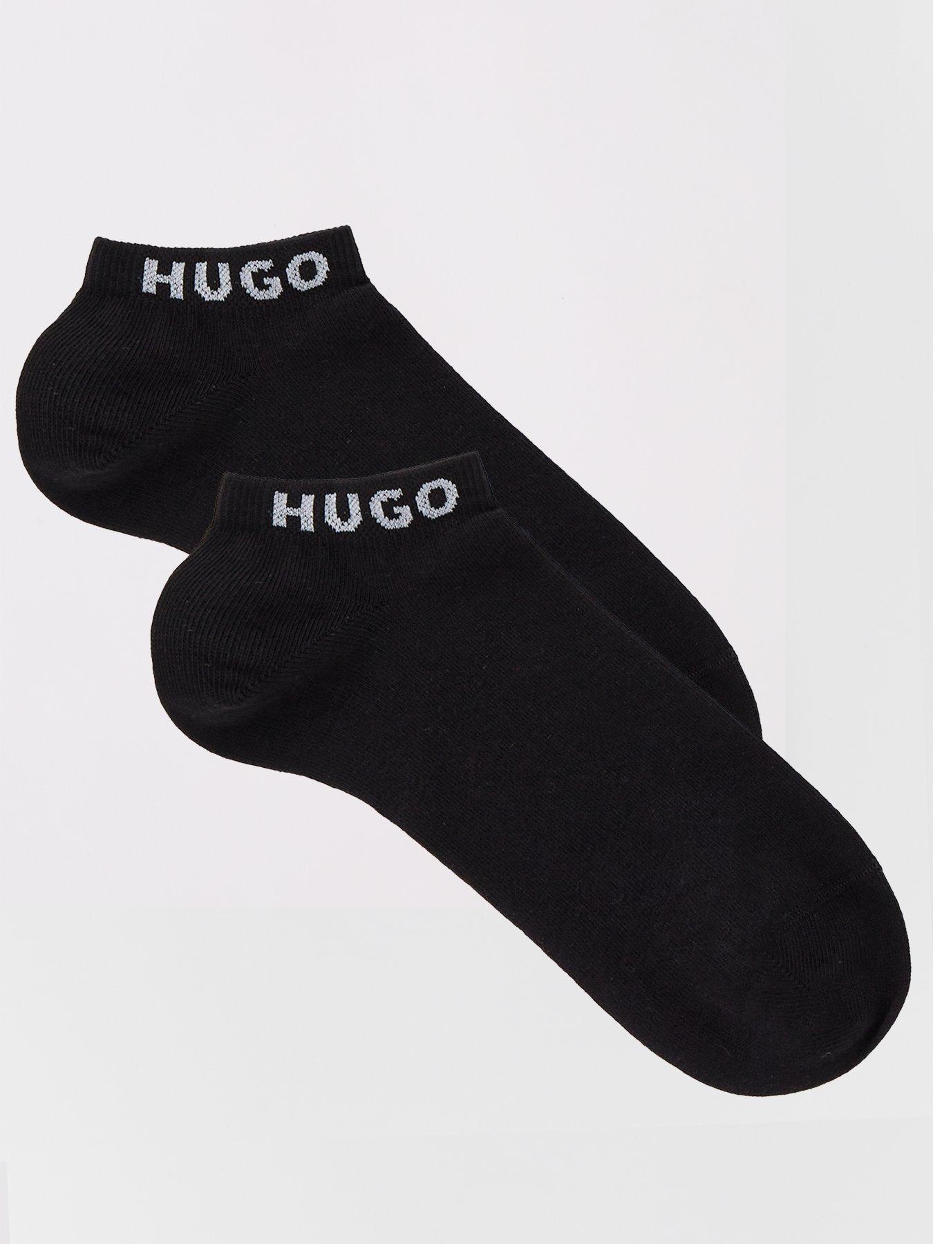 HUGO 3 Pack Ankle Sock - Black
